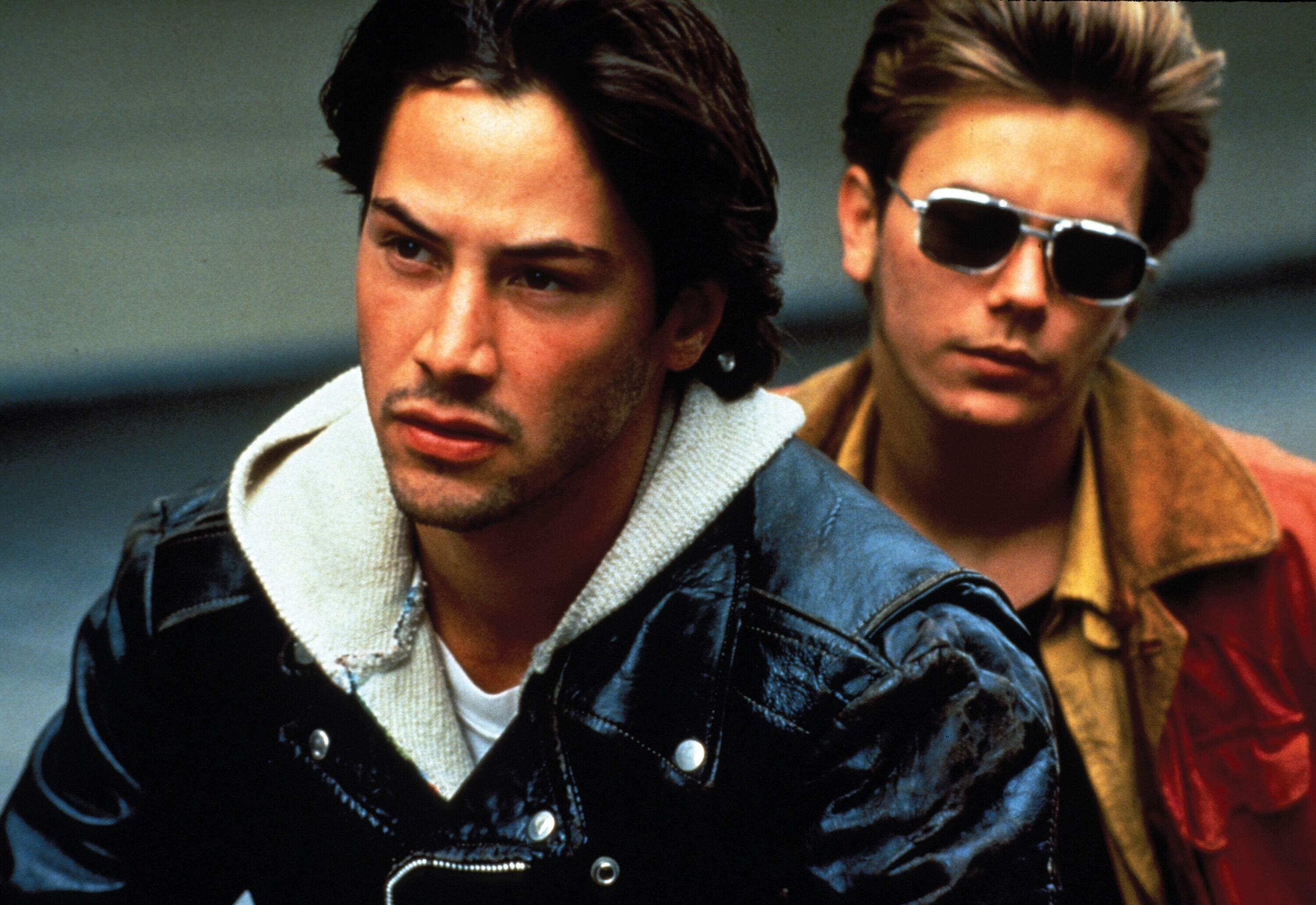 Keanu Reeves and River Phoenix in Gus Van Sant's 1991 film "My Own Private Idaho." (Courtesy Fine Line/Photofest)