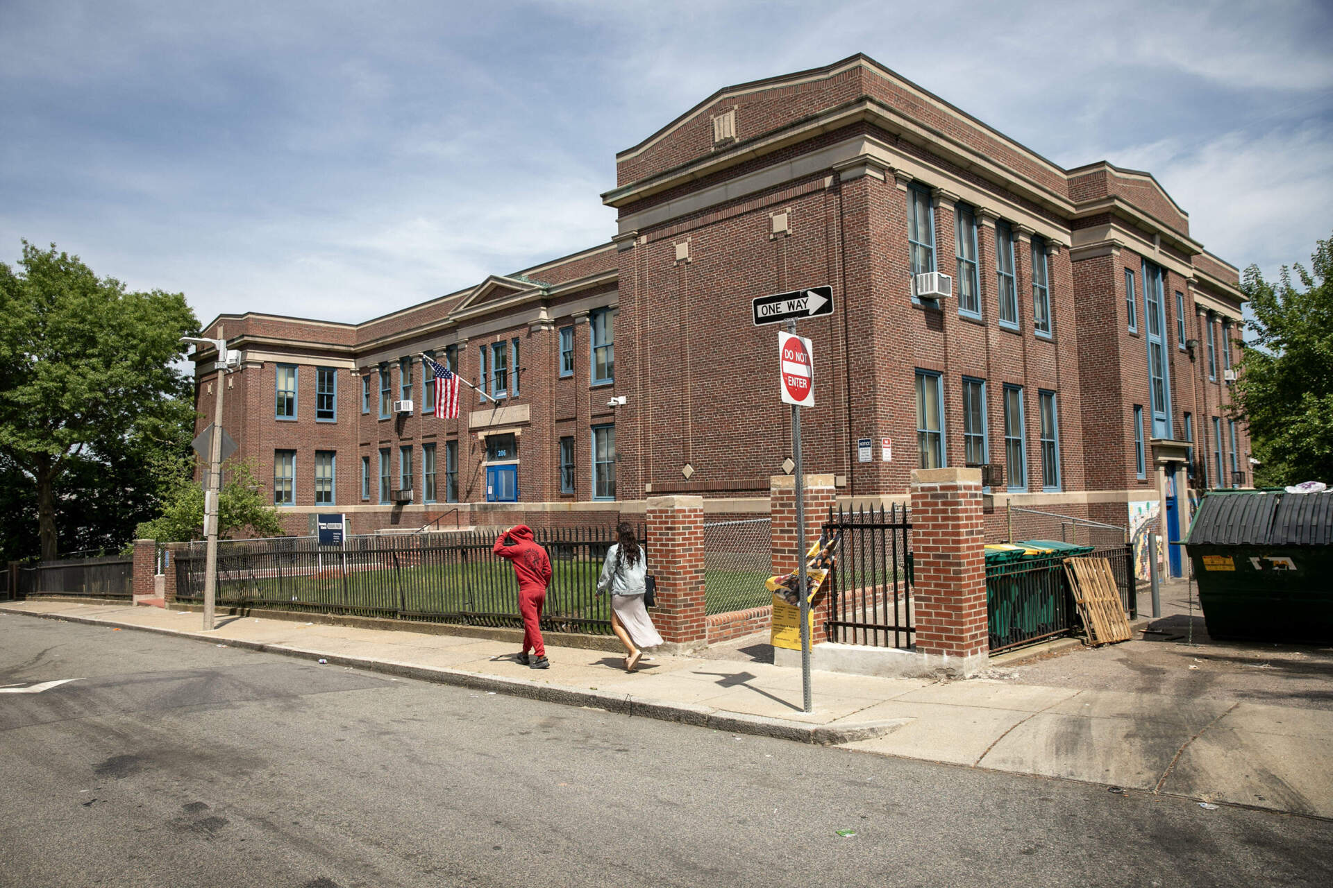 Quincy E. Dickerman School in Dorchester. (Robin Lubbock/WBUR)