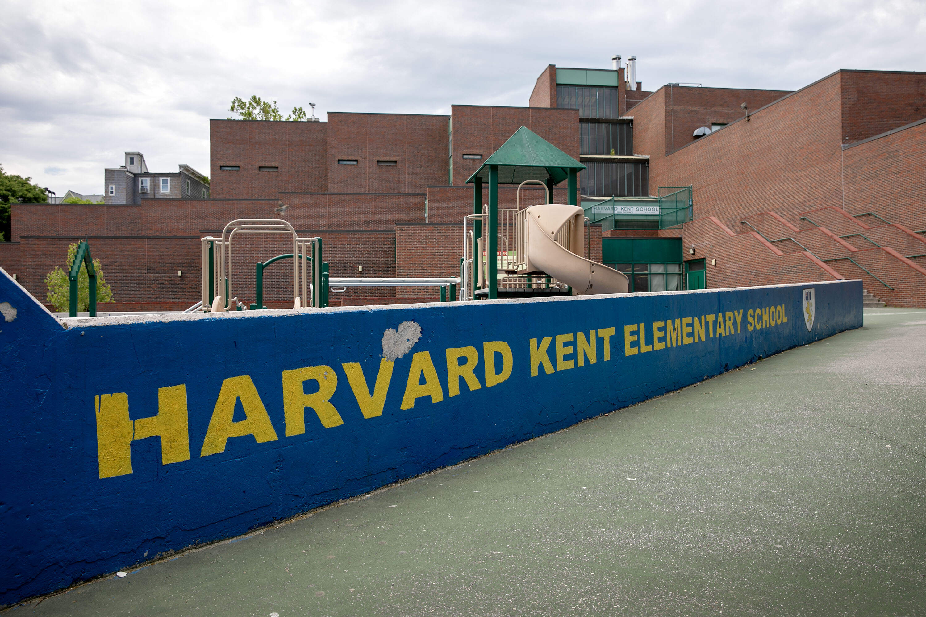 The Harvard/Kent Elementary School in Charlestown. (Robin Lubbock/WBUR)