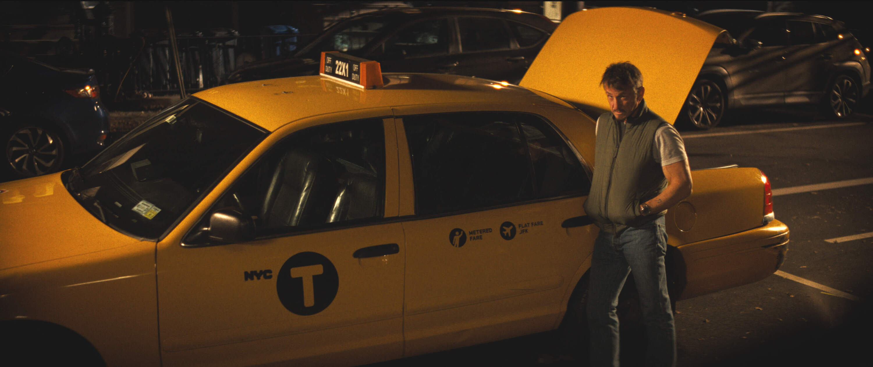 Sean Penn in director Christy Hall’s “Daddio." (Courtesy Phedon Papamichael/Sony Pictures Classics)
