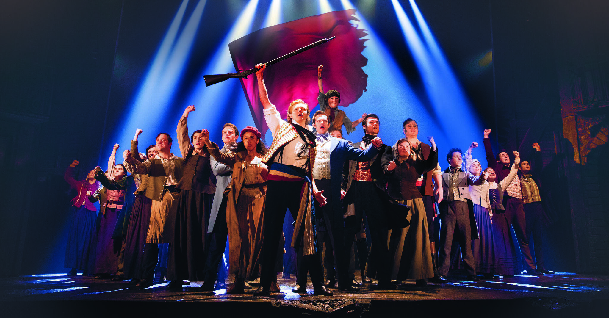 The cast of the touring production of "Les Misérables." (Courtesy Matthew Murphy)