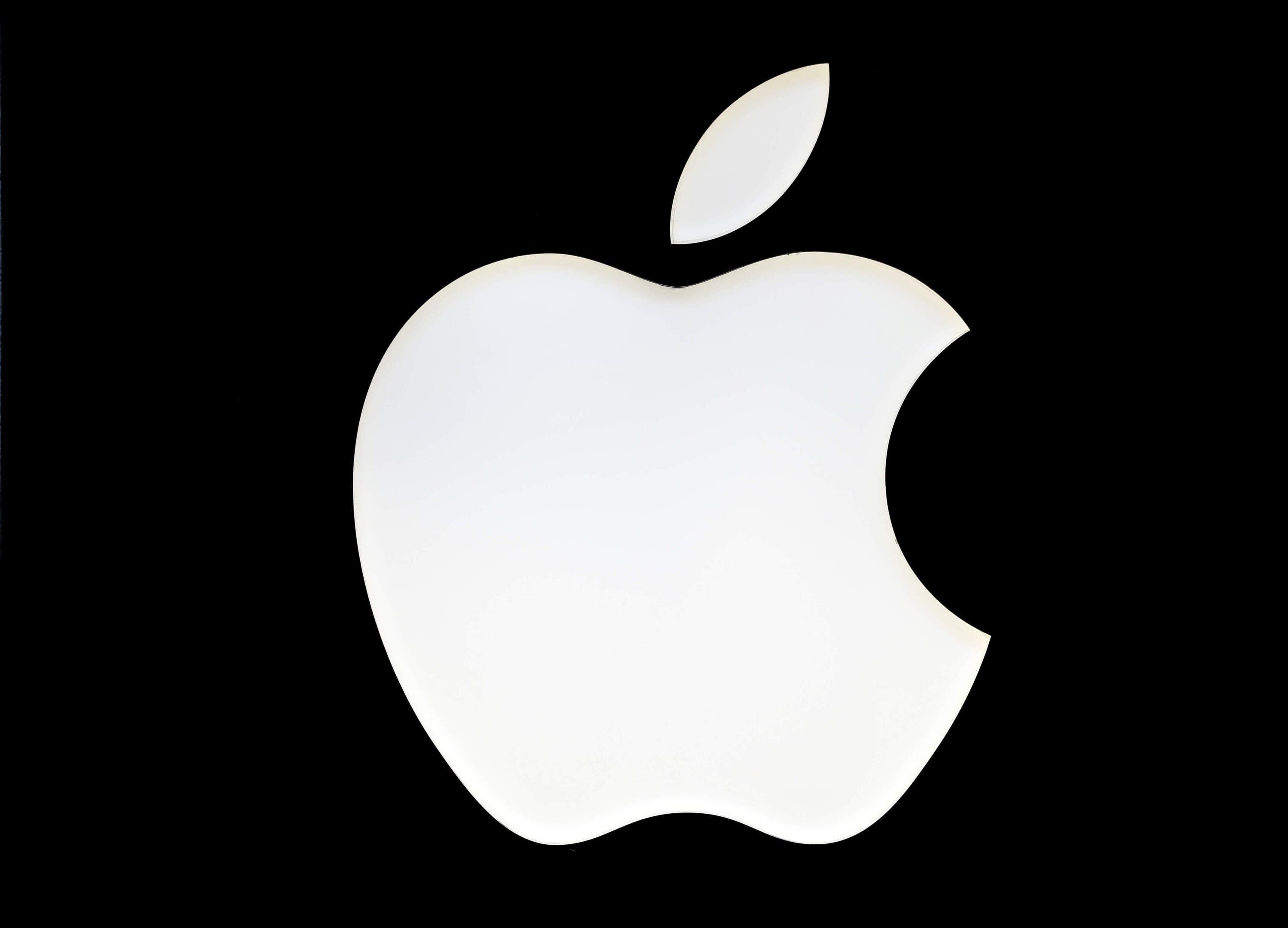 Apple's company logo is pictured in Berlin, Germany. Apple has announced a new partnership with OpenAI. (Michael Sohn/AP)