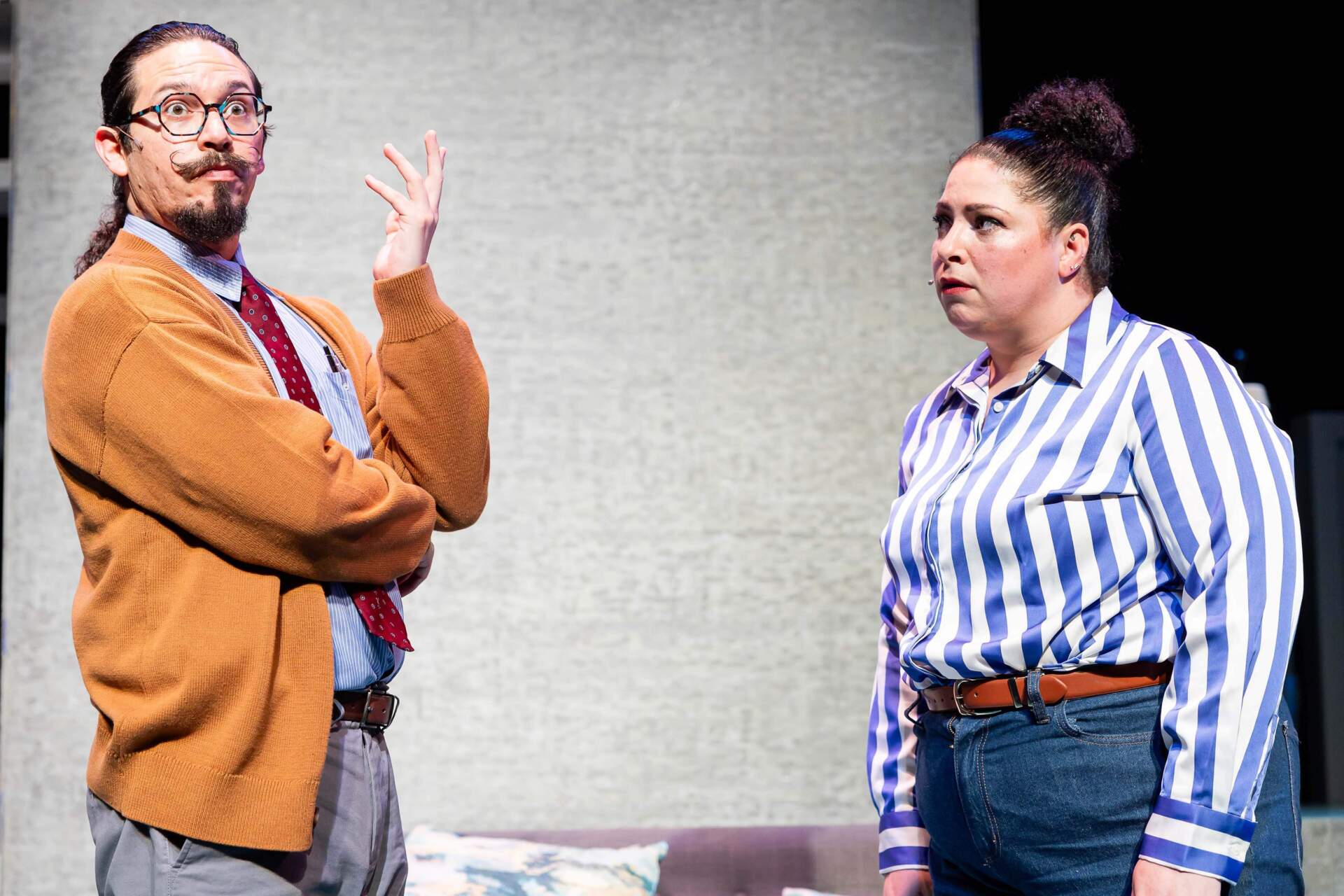 Ricardo “Ricky” Holguin and Sherée Marcelle in Central Square Theater and Front Porch Arts Collective's production of &quot;Next to Normal.&quot; (Courtesy Maggie Hall)