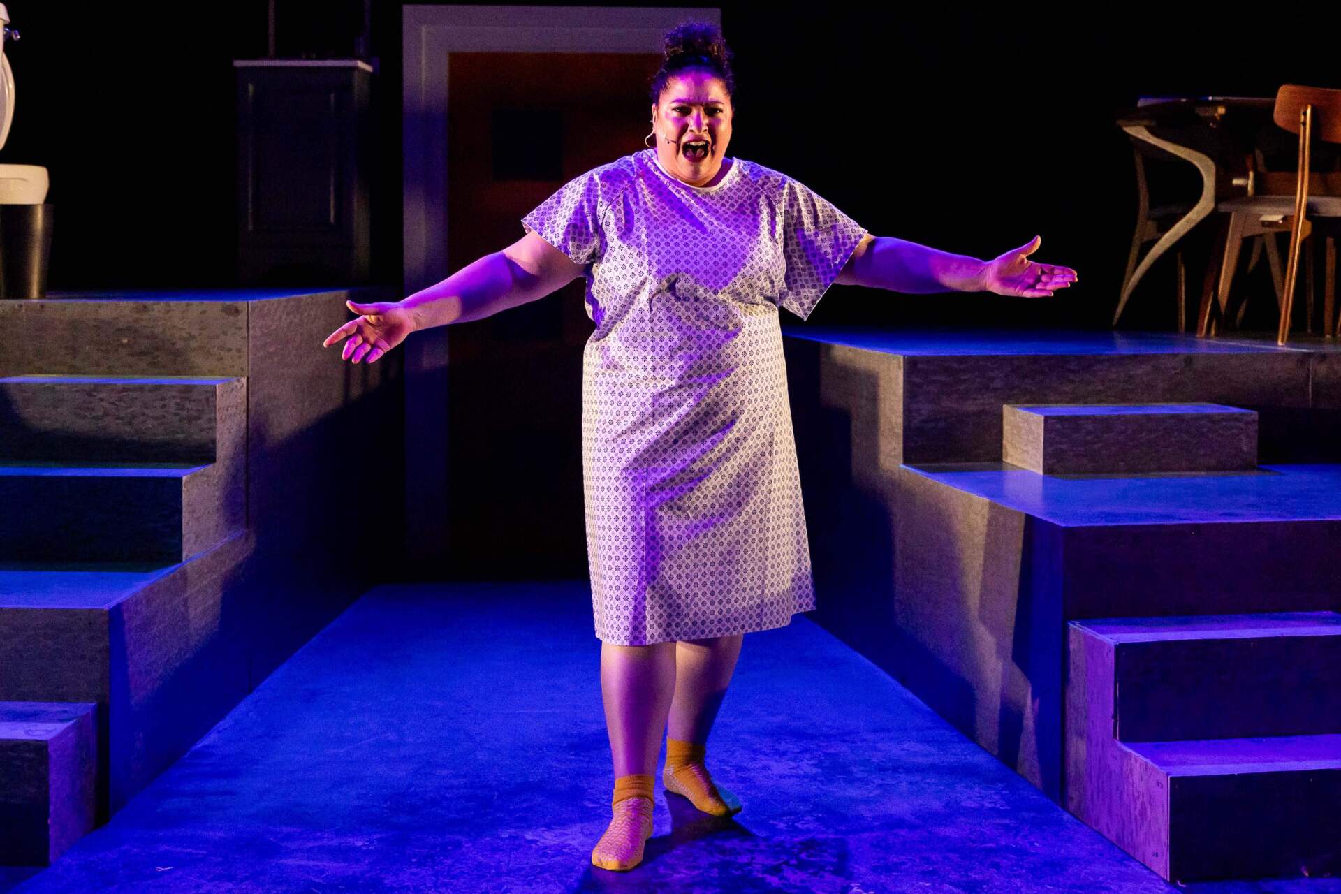 Sherée Marcelle in Central Square Theater and Front Porch Arts Collective's production of &quot;Next to Normal.&quot; (Courtesy Maggie Hall) 