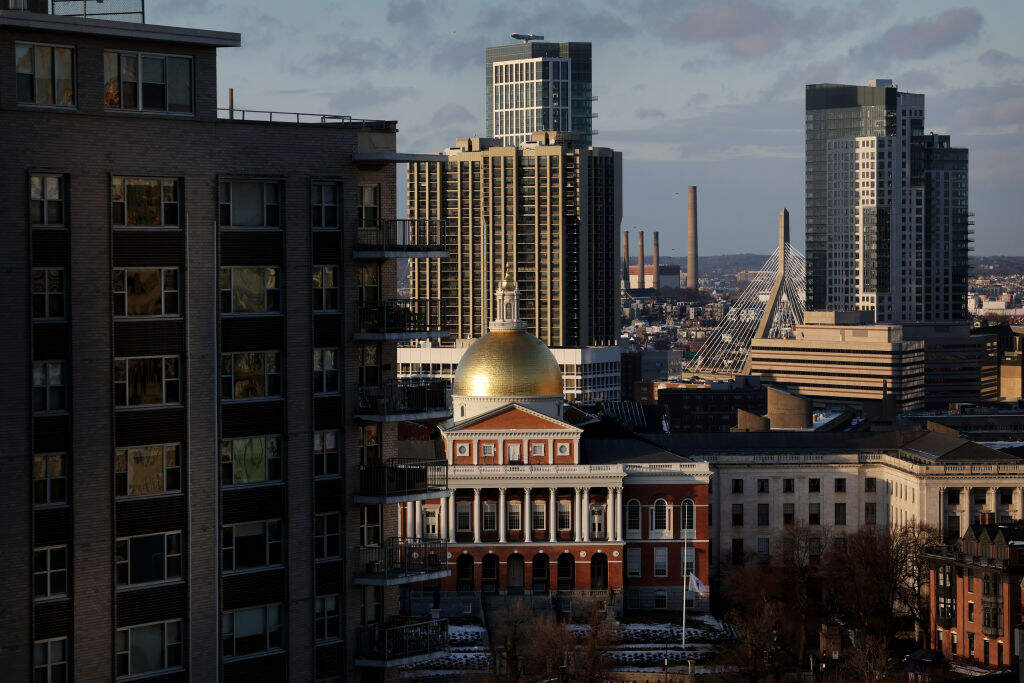 A view of the Massachusetts State House. (Craig F. Walker/The Boston Globe via Getty Images)