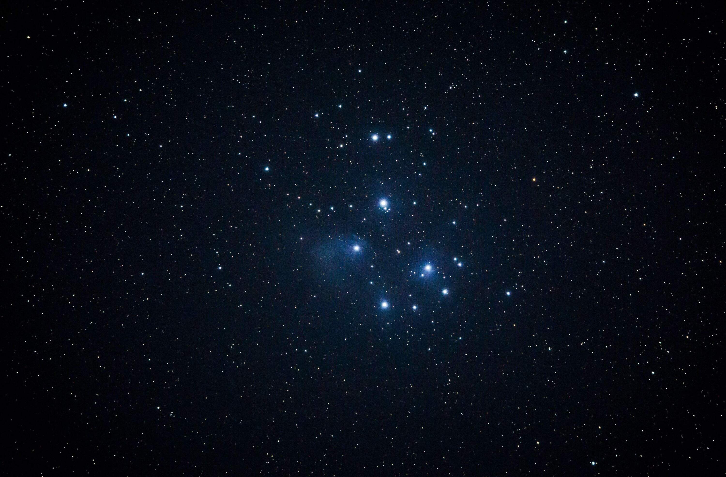 This long exposure picture taken on Dec. 23, 2017 shows the pleiades, as seen from Bago, located 91 kilometres north-east of Yangon. (Ye Aung Thu/AFP via Getty Images)