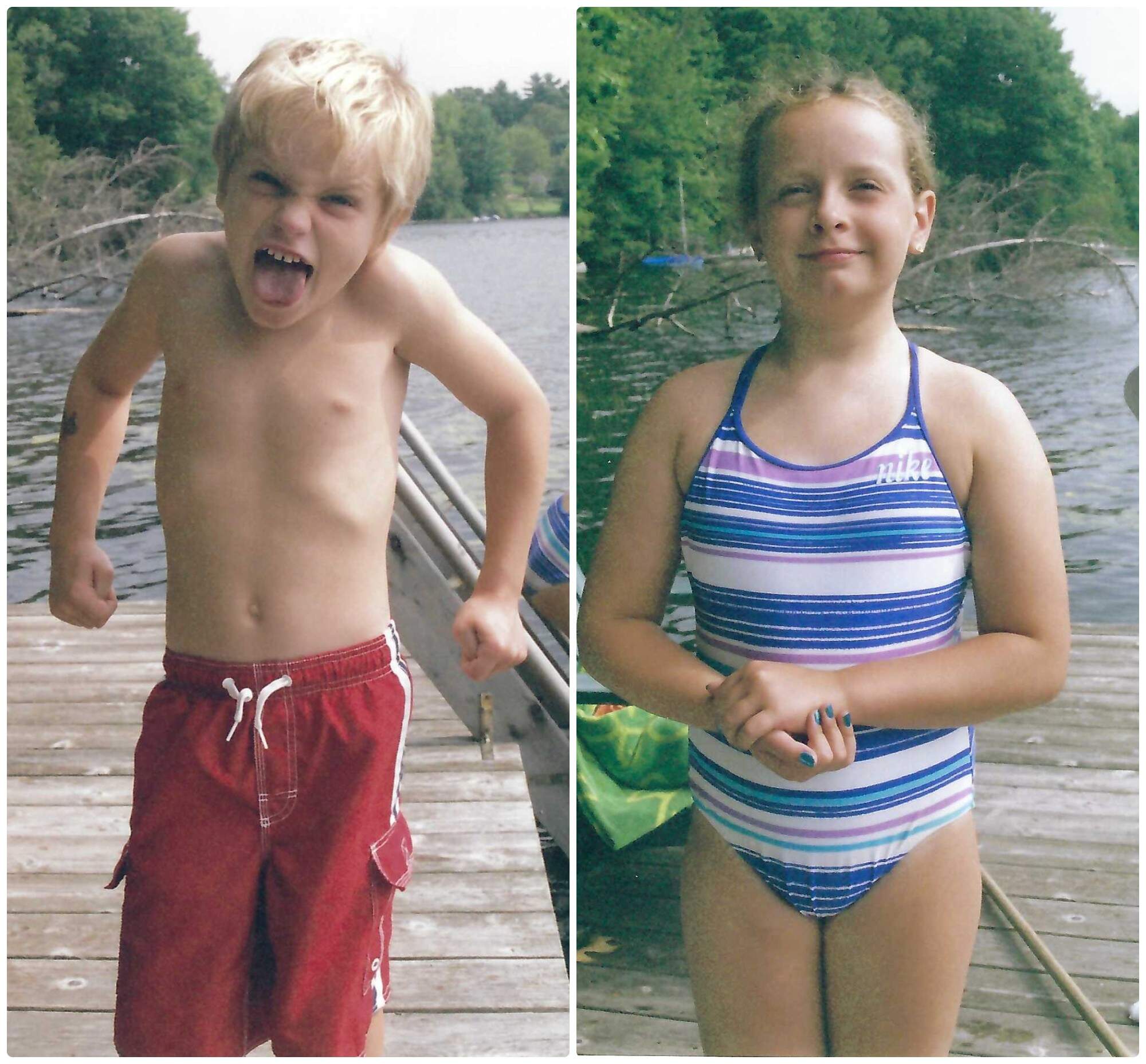 The author's children, Hart (left) and Ruby (right), in 2012. (Courtesy Colin Campbell)