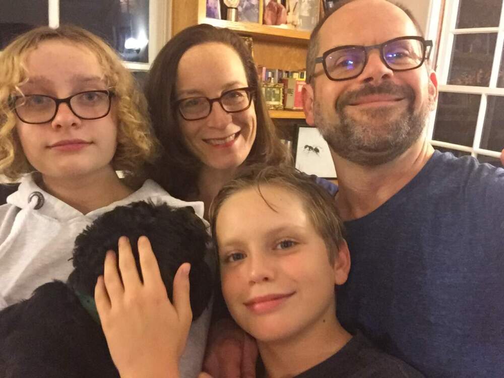 The author and his family in 2017. (Courtesy Colin Campbell)