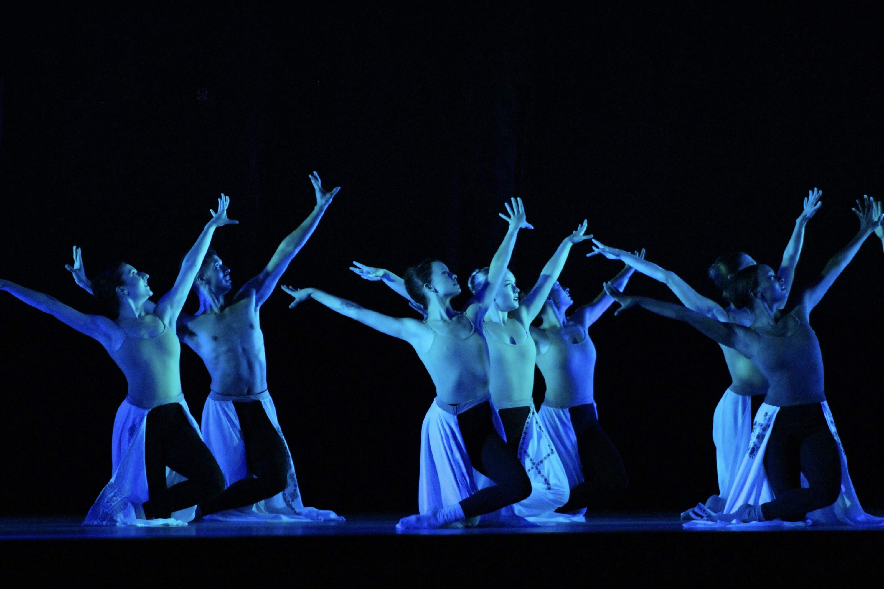 Newport Contemporary Ballet dancers performing a work by Francesca Genovese at the 2023 Newport Dance Festival. (Courtesy Natalie Huntoon)