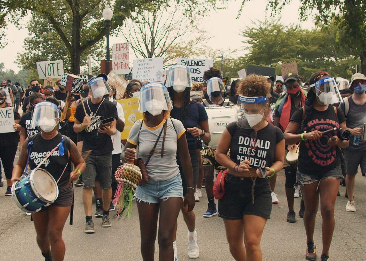 A still from director Crosby Tatum’s documentary “The People, United! A Cinematic Diary.” (Courtesy Crosby Tatum/Triceptus Studios)