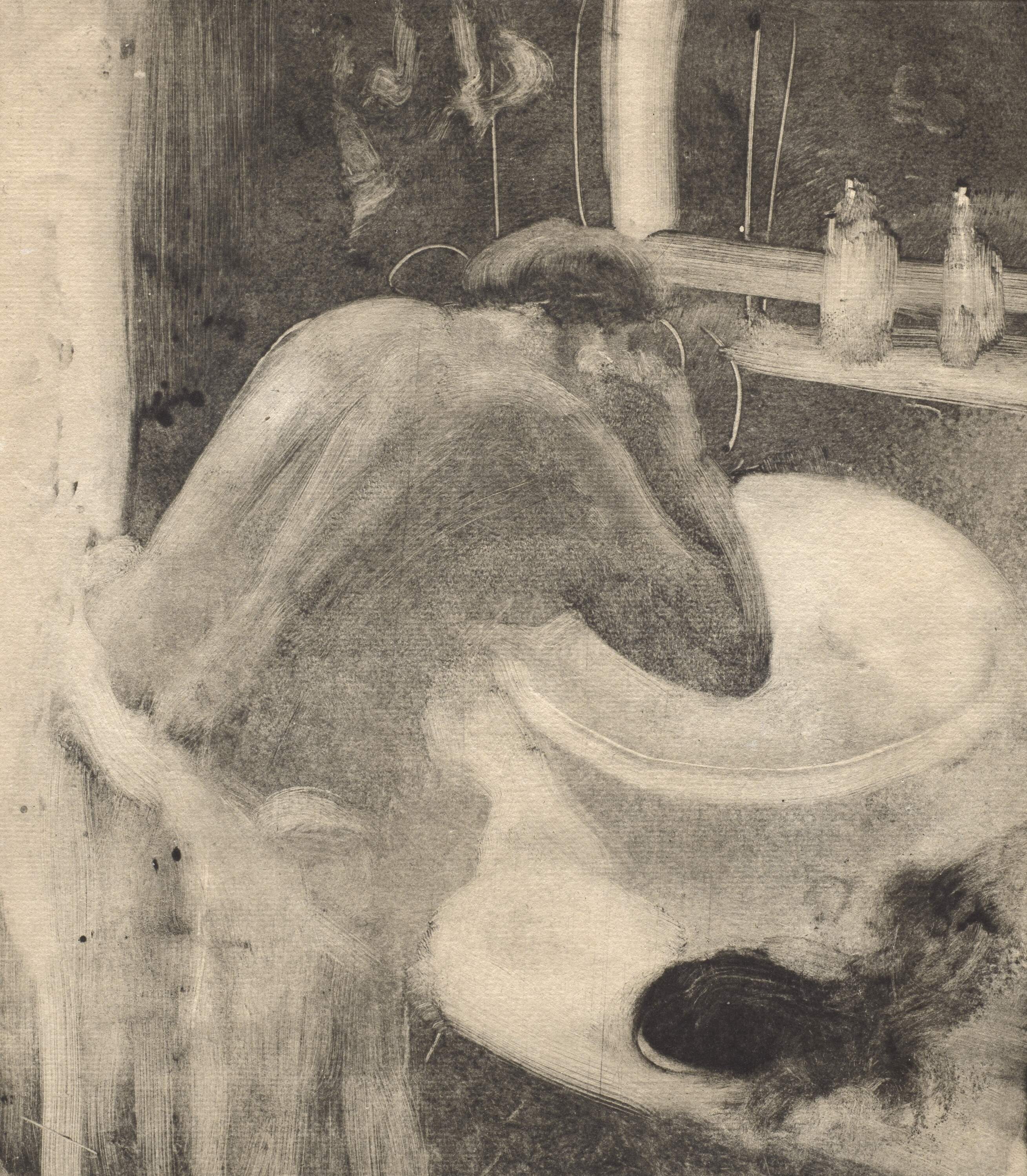 Hilaire-Germain-Edgar Degas, "The Washbasin," c. 1880–85. (Courtesy the Clark Art Institute)