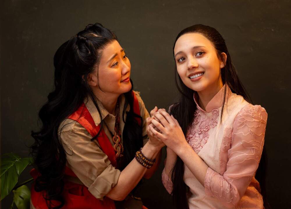 Lisa Yuen and Calico Velasco in a promotional photo for Reagle Music Theatre's &quot;South Pacific.&quot; (Courtesy Nile Scott Studios)