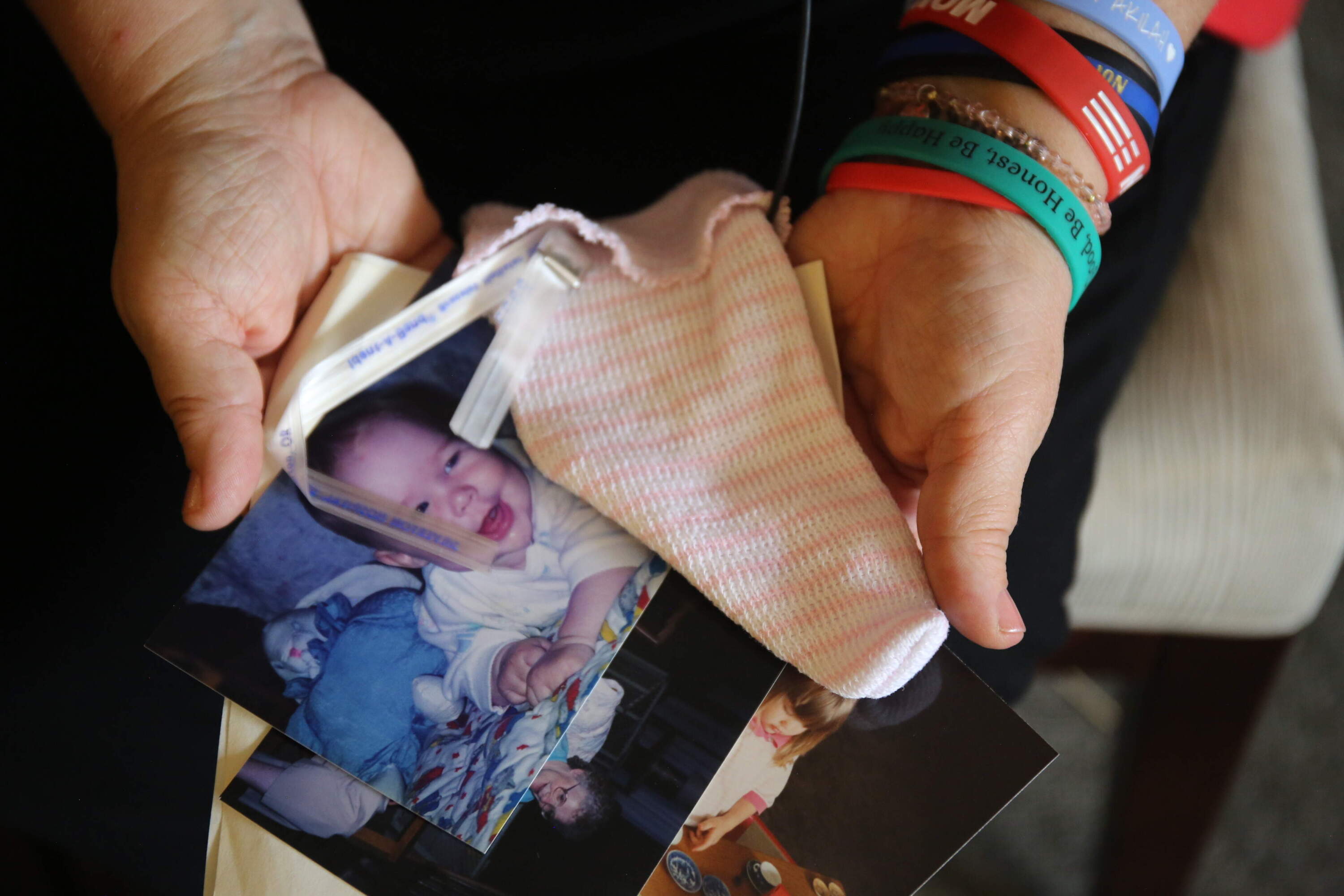 Some of the first objects collected for the Gun Violence Memorial Project came from a family that lost a newborn baby. (Courtesy MASS Design Group)