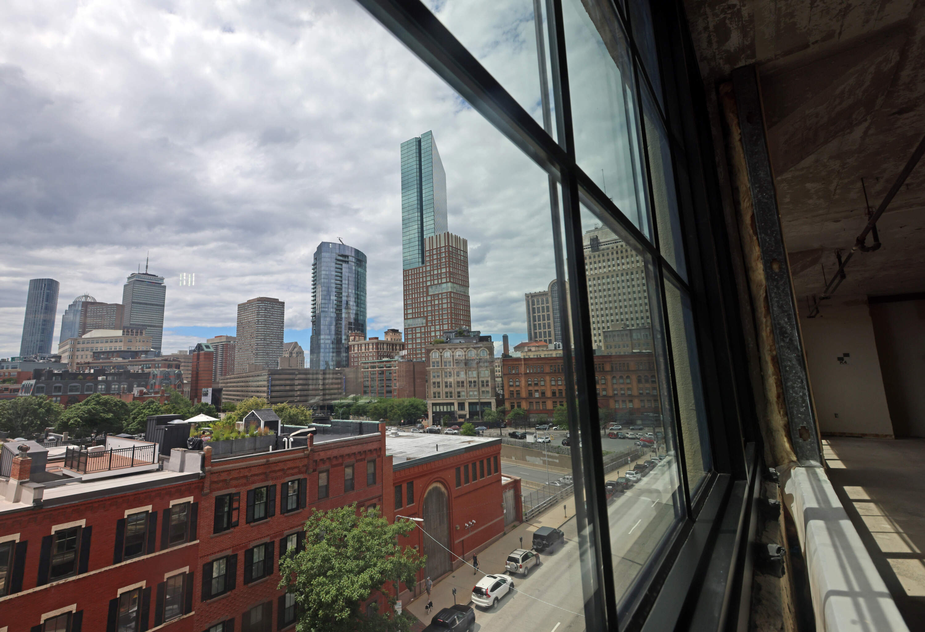 The views from 95 Berkeley St. are one feature that make the office building appealing as a residential conversion. (Courtesy City of Boson)