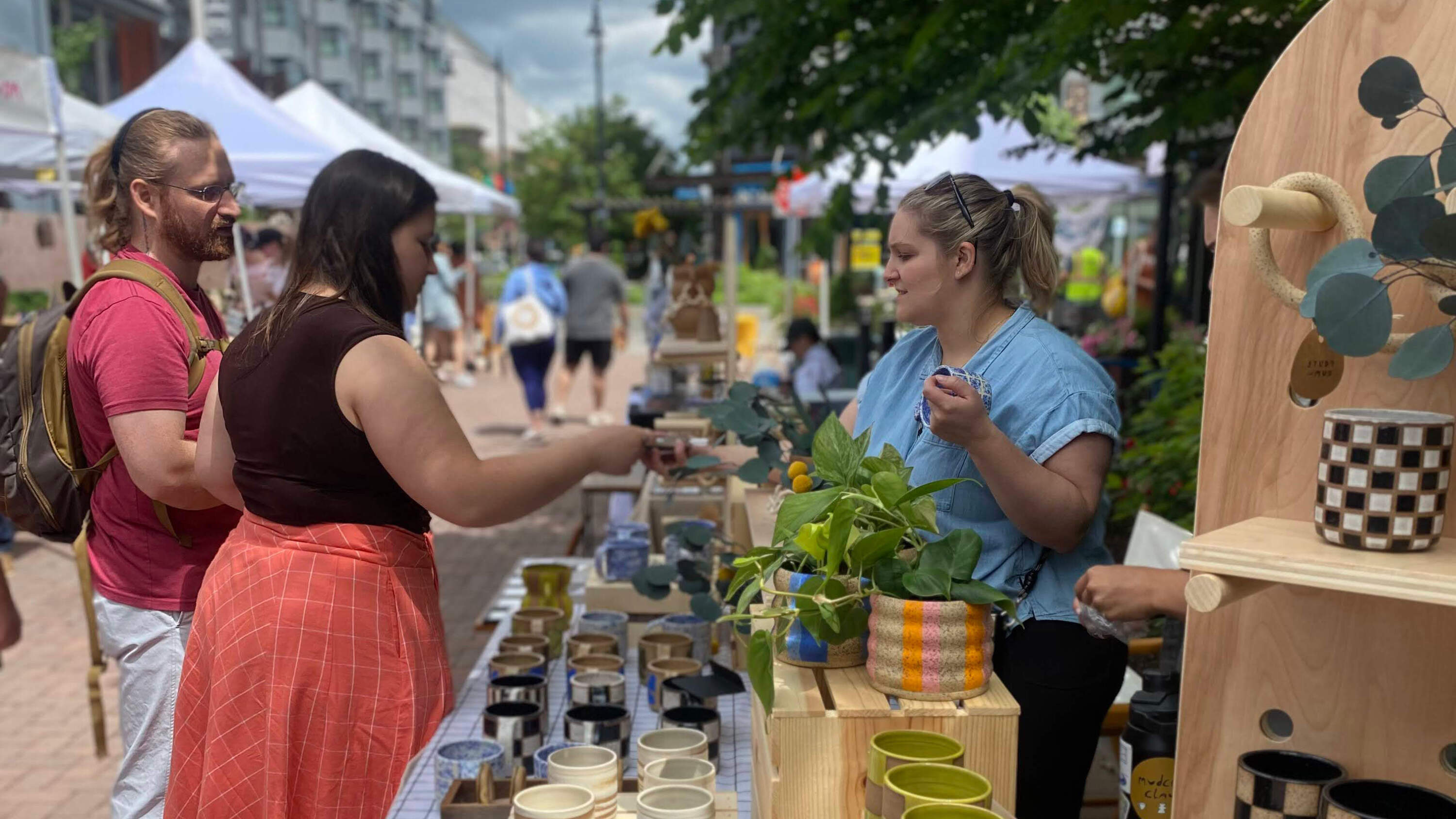 Boston Women's Market will pop up one Saturday every month through October to showcase work by nearly 30 small businesses, makers and artists. (Courtesy Boston Women's Market)