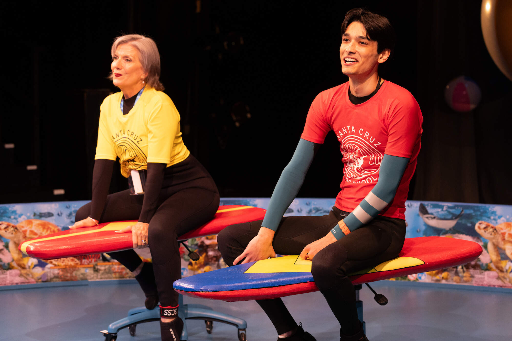 Noelle Player and Thomas Bilotta in &quot;Wipeout.&quot; (Courtesy Jason Grow)