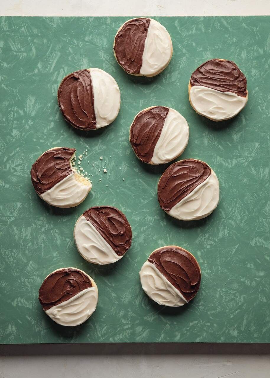 Honey ricotta black and whites. (Kevin Miyazaki)