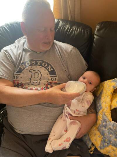 Marty Kedian and his granddaughter, Charlotte. (Courtesy of Mayo Clinic)