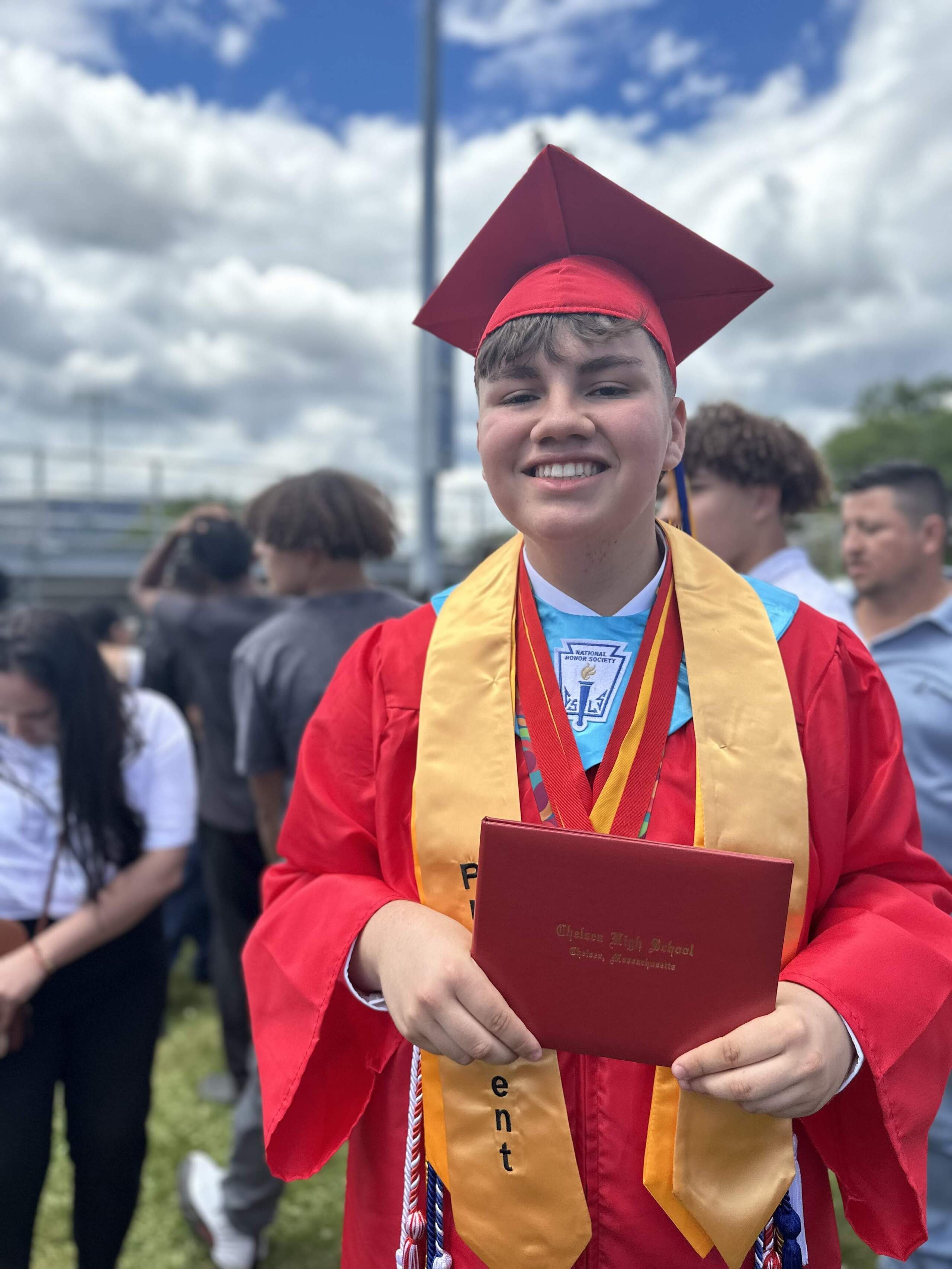 Jimmy Merino is a 2024 graduate of Chelsea High School in Chelsea, Massachusetts. (Courtesy of Jimmy Merino)