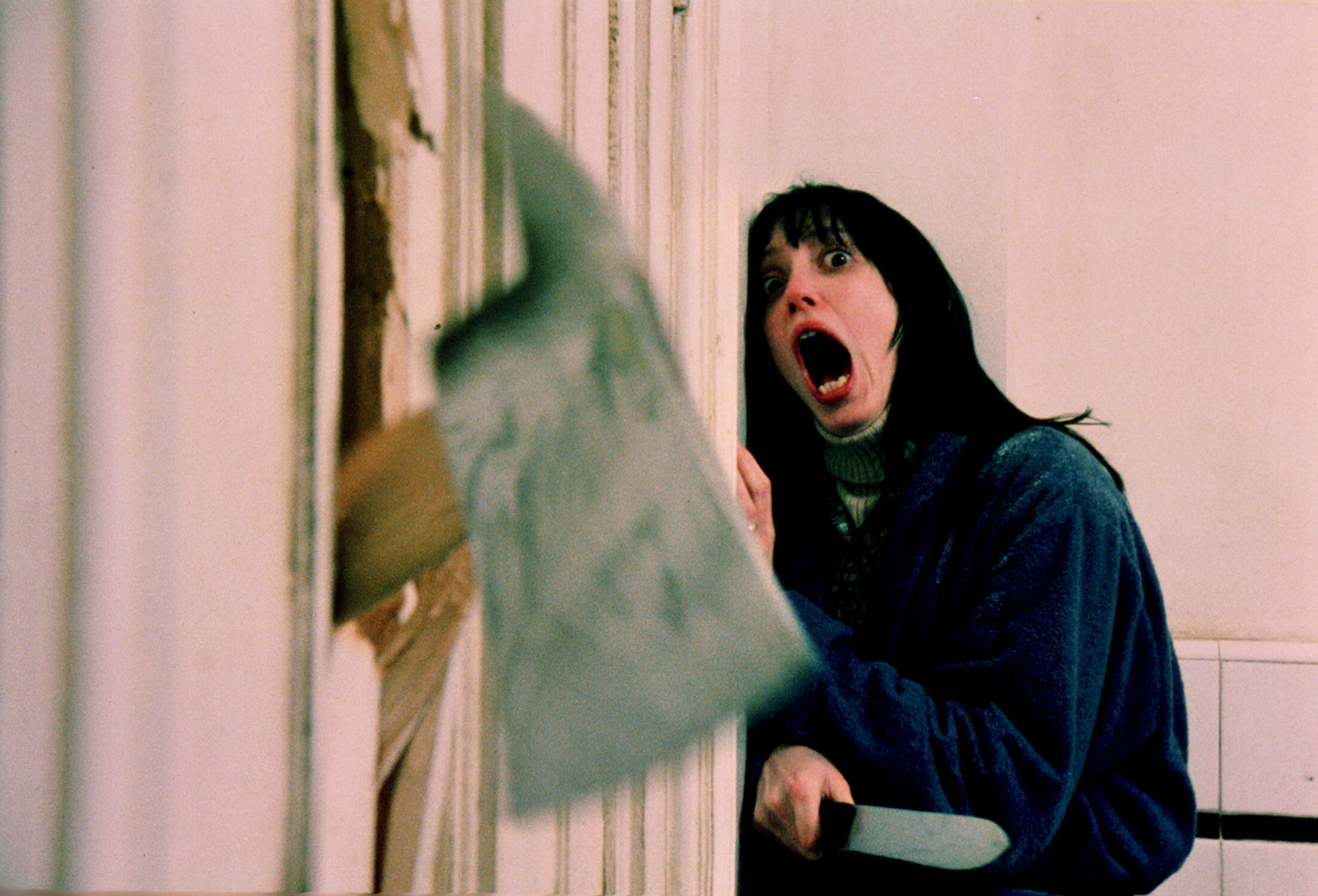 Shelley Duval in "The Shining." (Courtesy Warner Bros.)