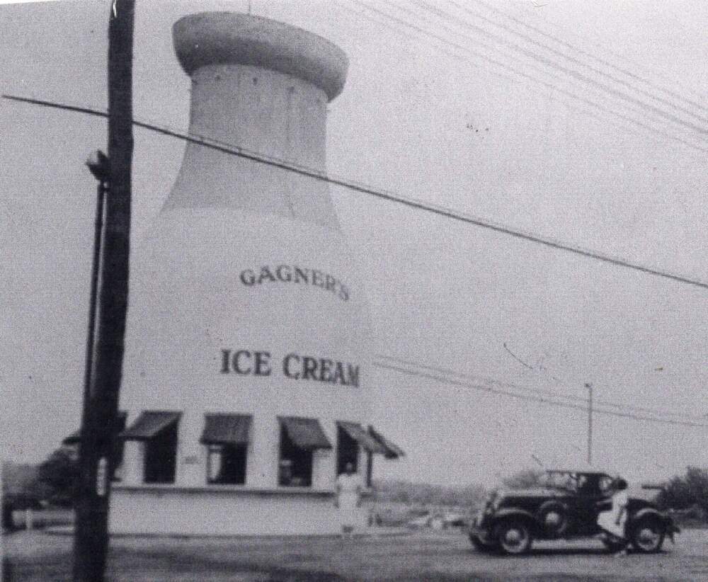 Gagner's Ice Cream on Route 44 in Taunton. (From the collection of the Old Colony History Museum)