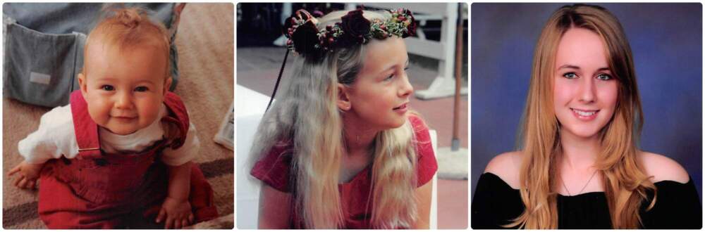 (Left to right) The author's daughter, Kathleen Bohanon, at age 7 months in 1993; at age 9 in 2001; and as a 17-year-old high school senior in 2009. (Courtesy Nelly King)
