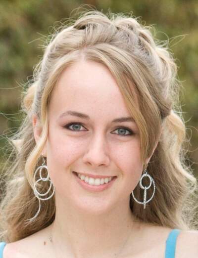 The author's daughter, Kathleen Bohanon, in a prom photo in 2010. She was 17 years old. (Courtesy Nellie King)