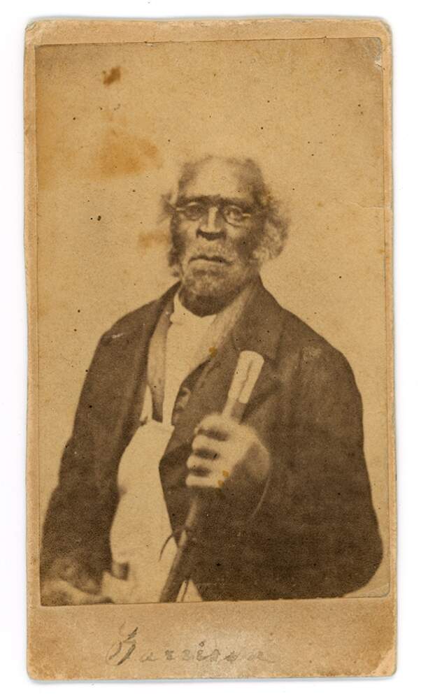 Photograph of Jack Garrison, about 1866. (Courtesy Concord Museum)