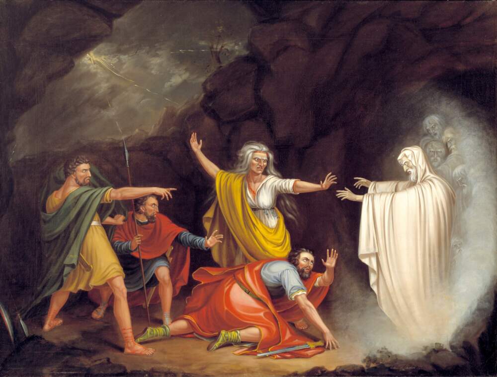 William Sidney Mount, "Saul and the Witch of Endor," 1828. (Courtesy Smithsonian American Art Museum, Washington, D.C. and Peabody Essex Museum)
