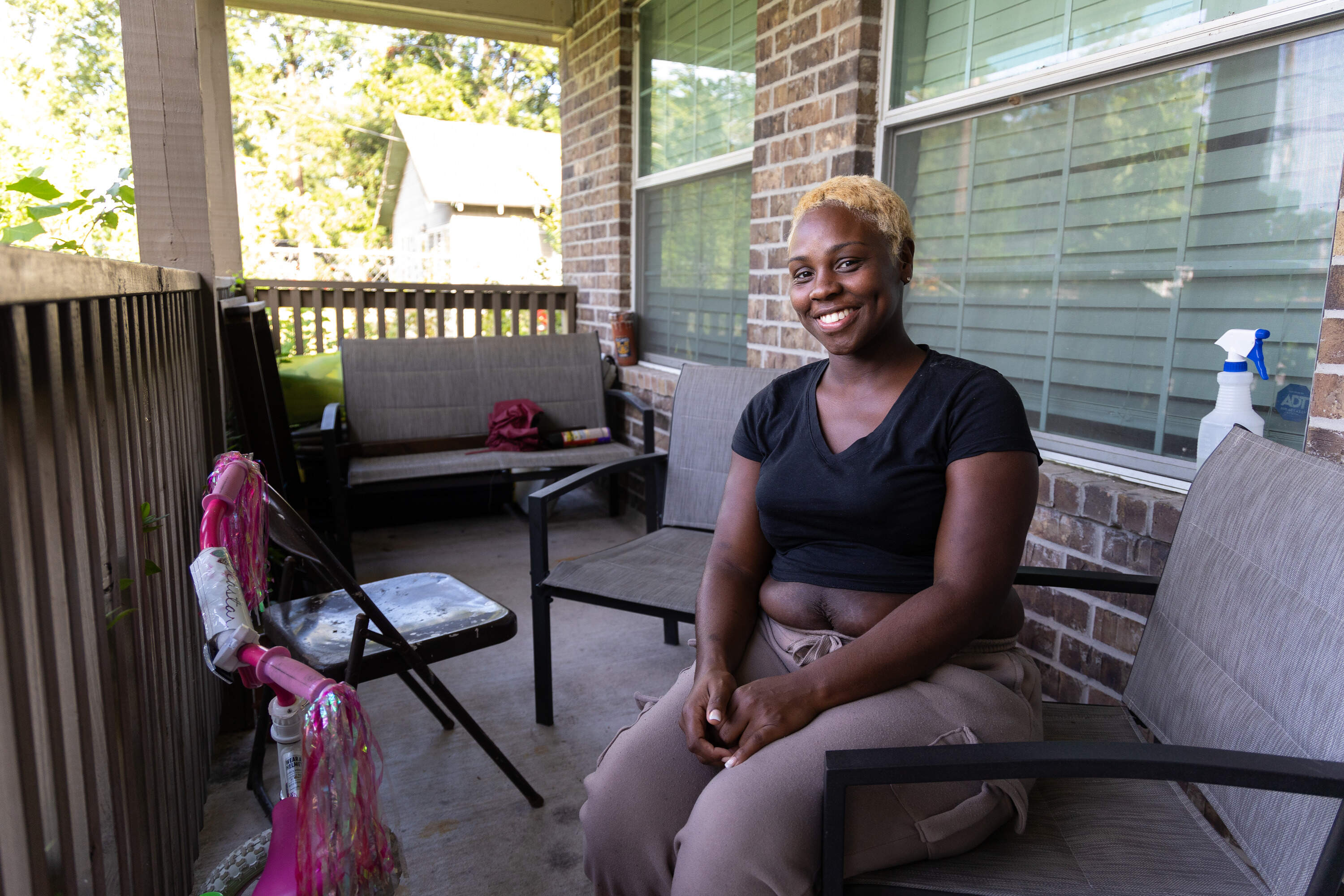 Terranisha Collins went to jail for making the threat, but she didn’t stay there as long as many Houstonians have in the past. (Lucio Vasquez/Here &amp; Now)