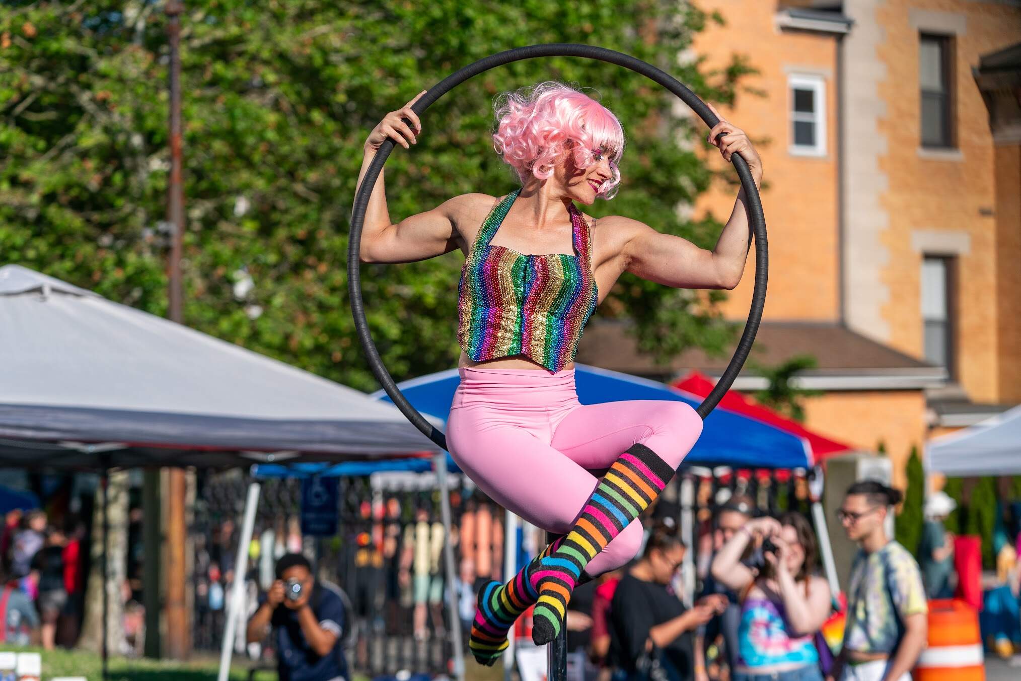 AHA!’s June 2024 Pride celebration. (Courtesy Josh Souza/AHA!)