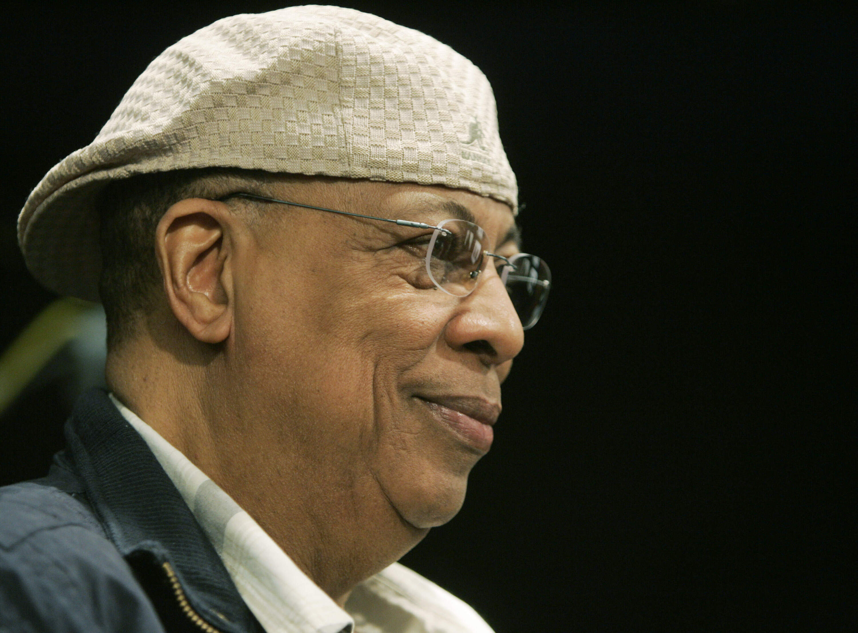 Cuban musician Chucho Valdes is seen during a presentation of a new record with Pablo Milanes called 'Mas Alla de Todo.' (Paul White/AP)