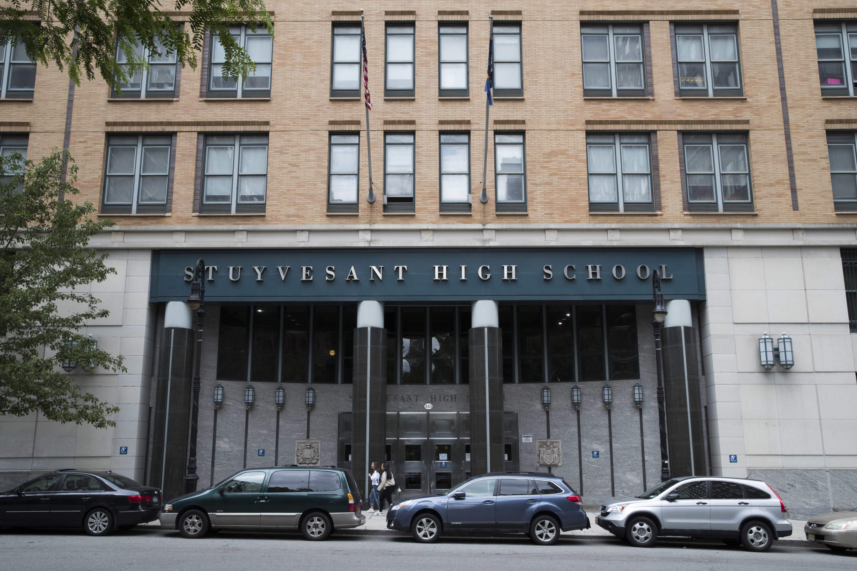 Stuyvesant High School is seen in this Wednesday, June 6, 2018 photo, in New York. (Mary Altaffer/AP)