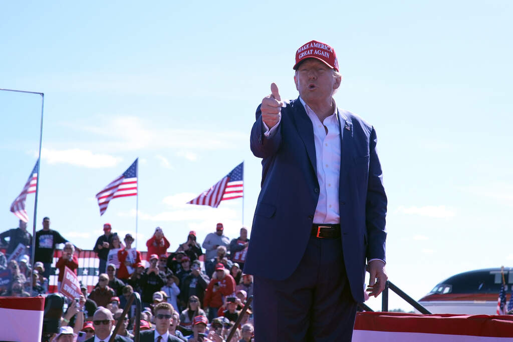 Donald Trump, the candidate, is a media fiction