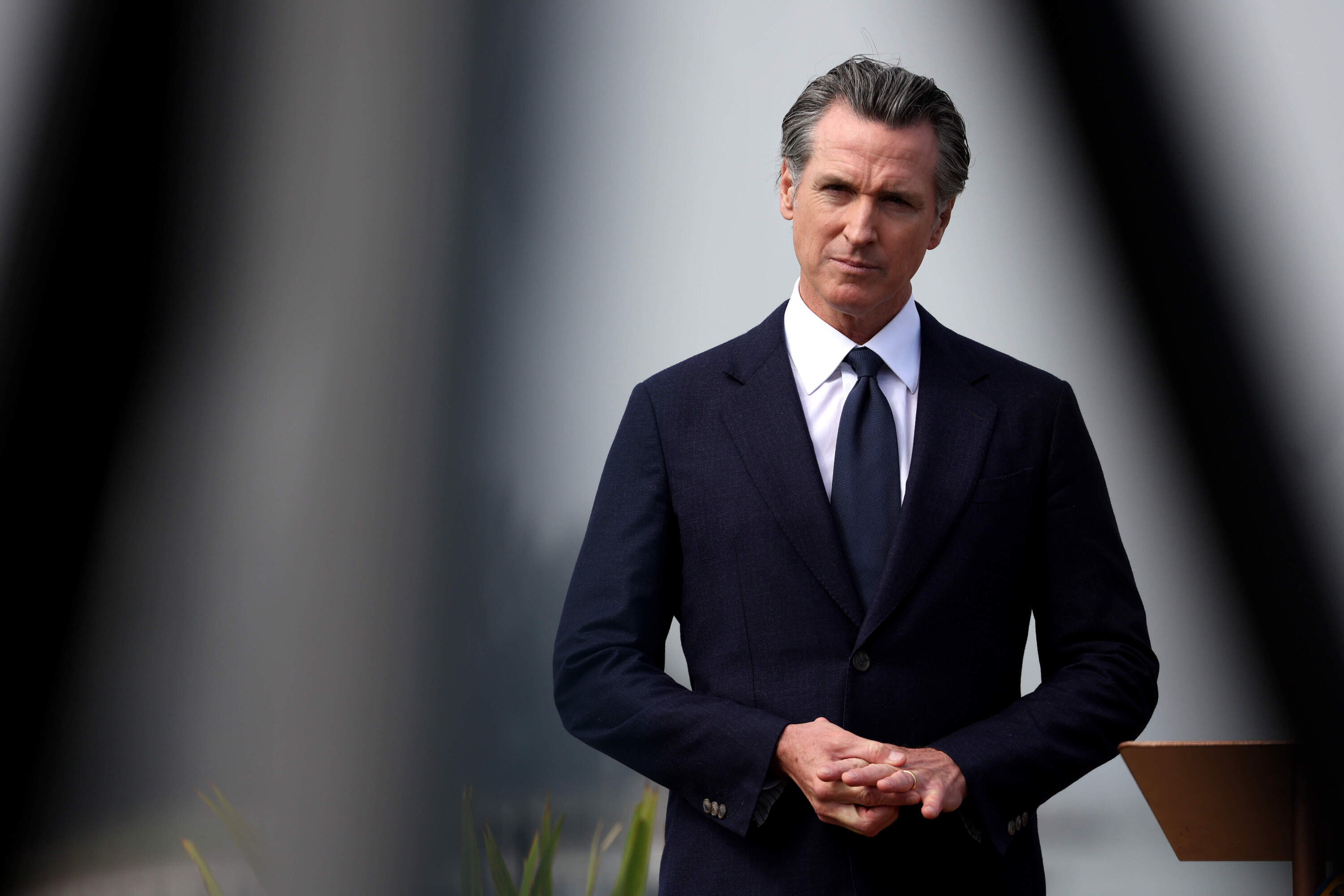 California Gov. Gavin Newsom speaks during a press conference on Oct. 06, 2022 in San Francisco, California. (Justin Sullivan/Getty Images)