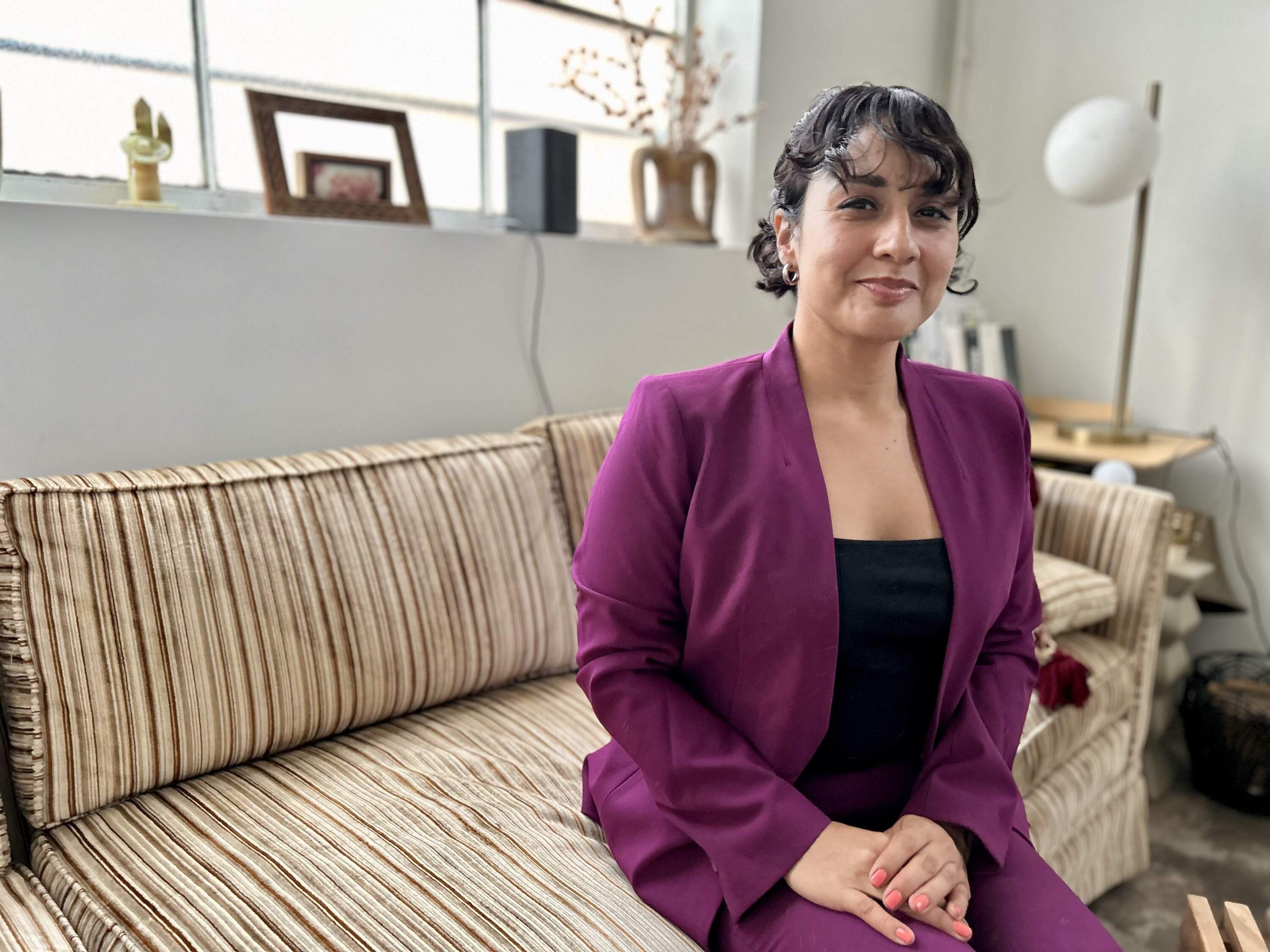 Natalia Cornelio is judge of the 351st District Court in Texas, an elected position. (Peter O’Dowd/Here & Now)