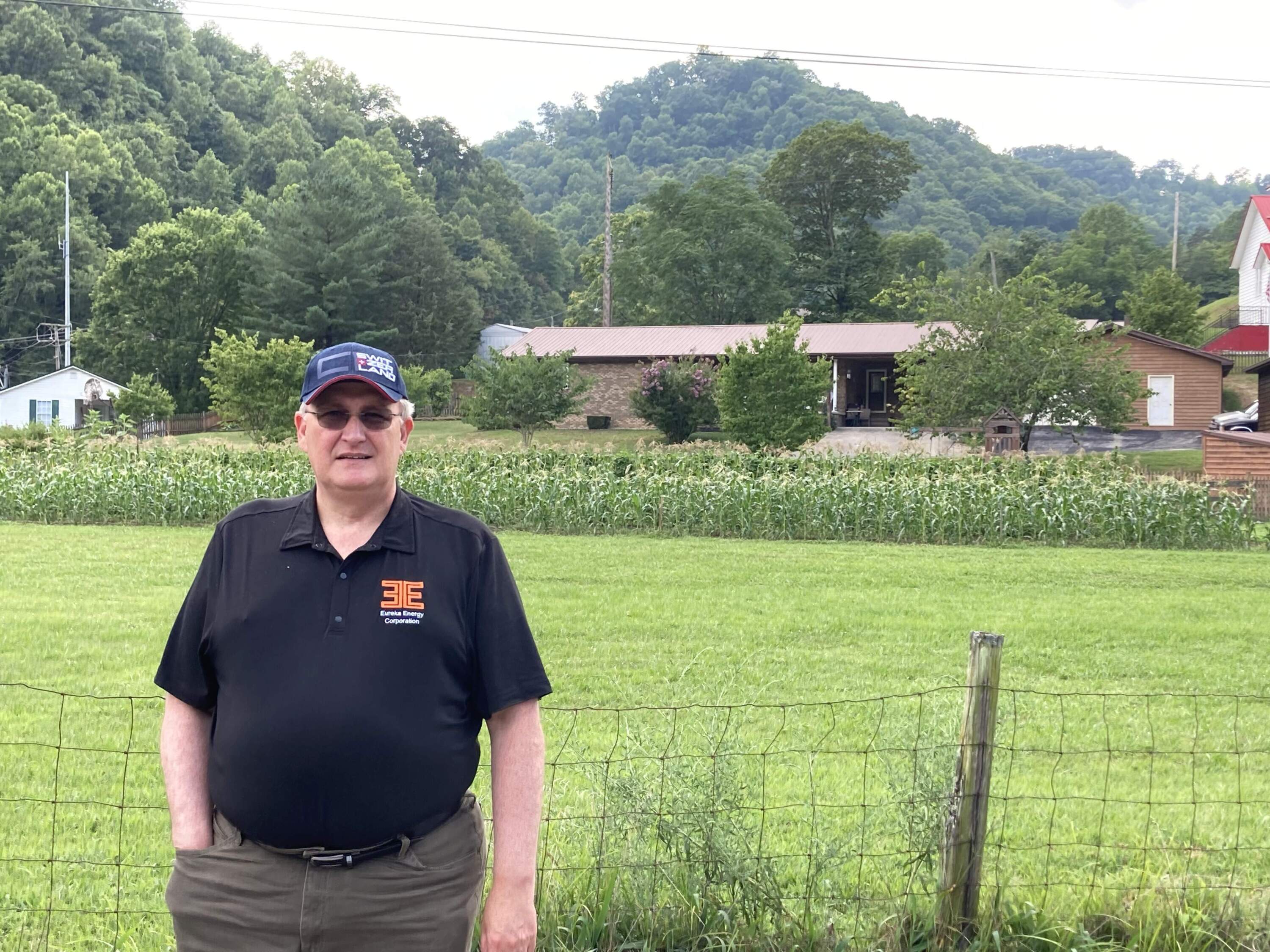Pro-Trump activist Roger Ford in his hometown of Fords Branch, Kentucky. (Scott Tong/Here & Now)