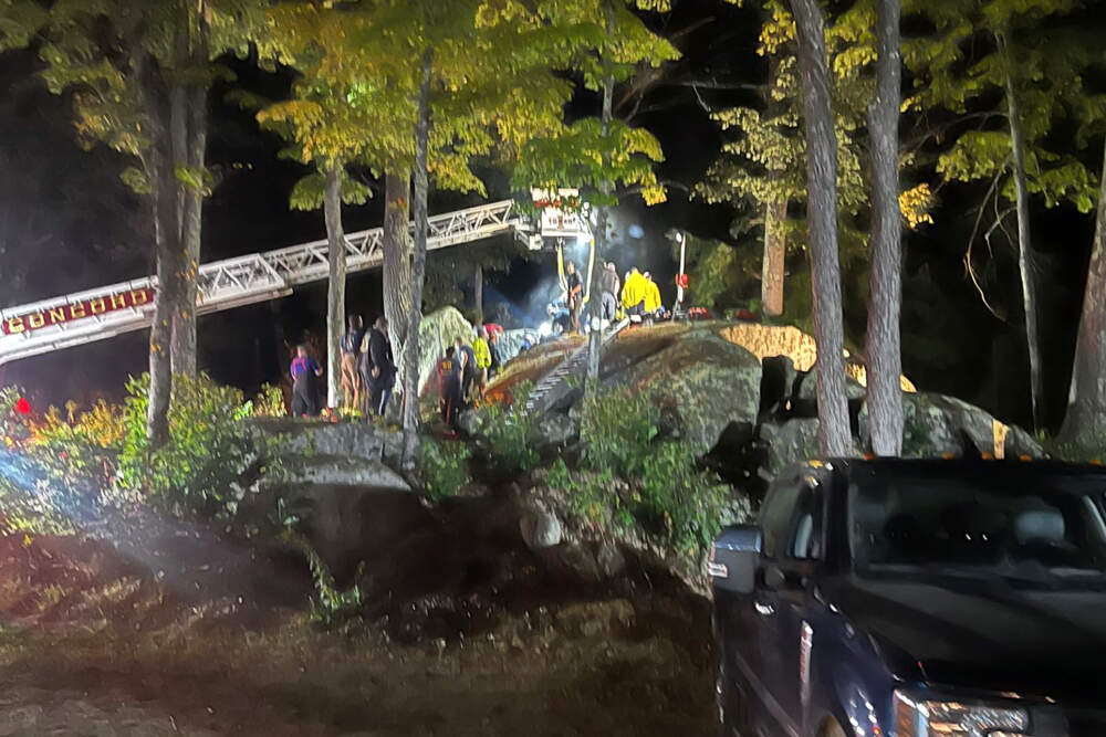 New Hampshire rescue crews free a boy was trapped between boulders for ...