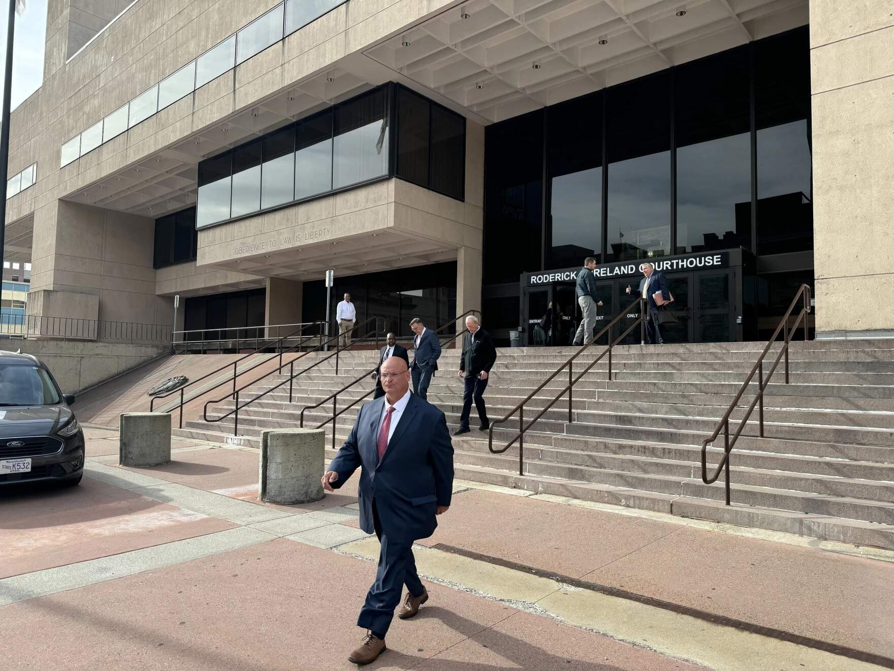 Hampden County Sheriff Nick Cocchi in Springfield, Massachusetts, in a file photo. (Adam Frenier/NEPM)