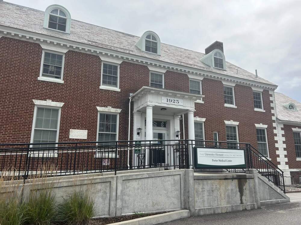 The Porter Medical Center in Middlebury, where Dr. Diana Barnard treats patients. (Sophie Stephens/Vermont Public)