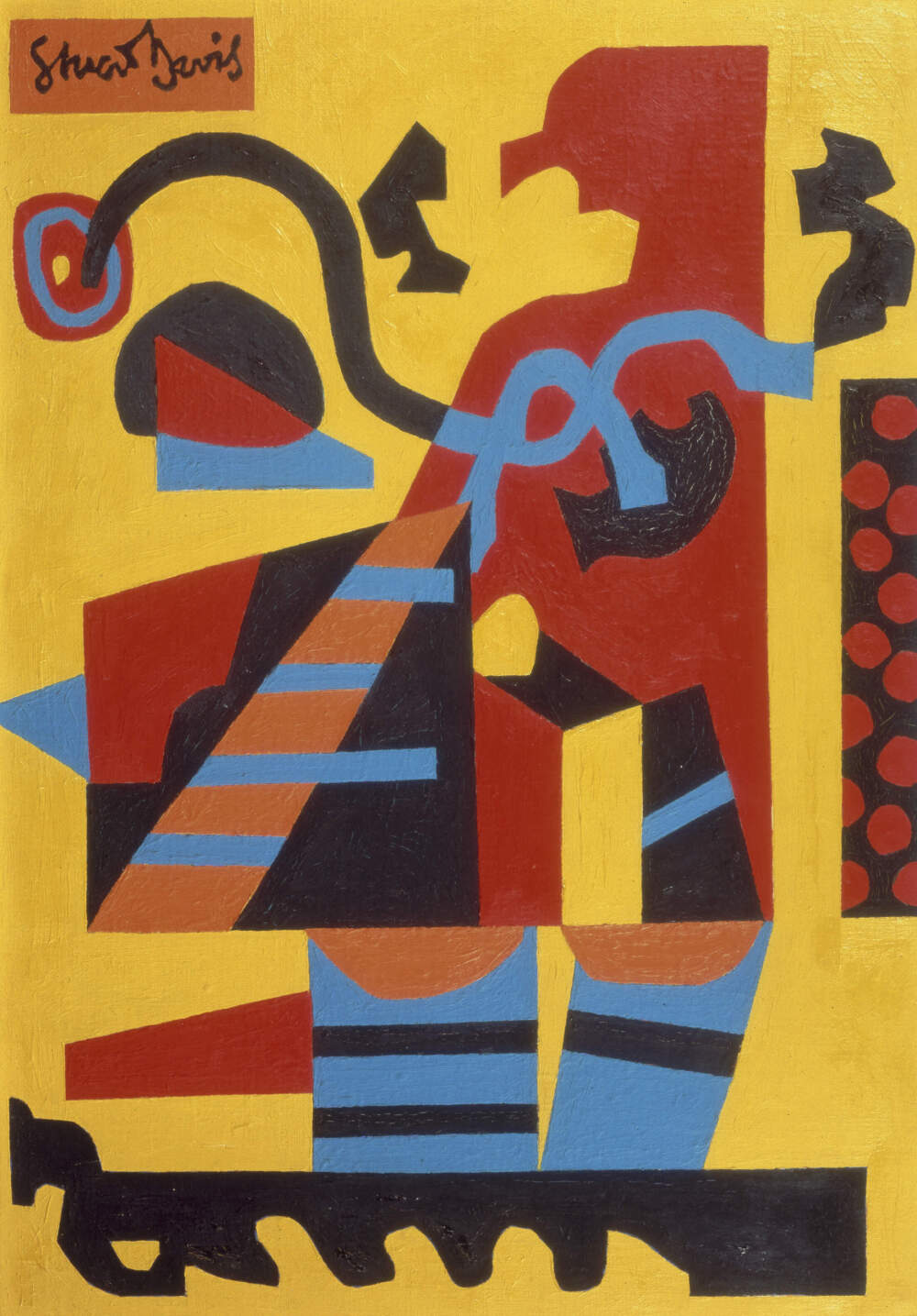 Stuart Davis, "Eye Level," Oil on canvas, 1951–54 (Courtesy the Lane Collection; Estate of Stuart Davis; VAGA at Artists Rights Society and the Museum of Fine Arts, Boston)