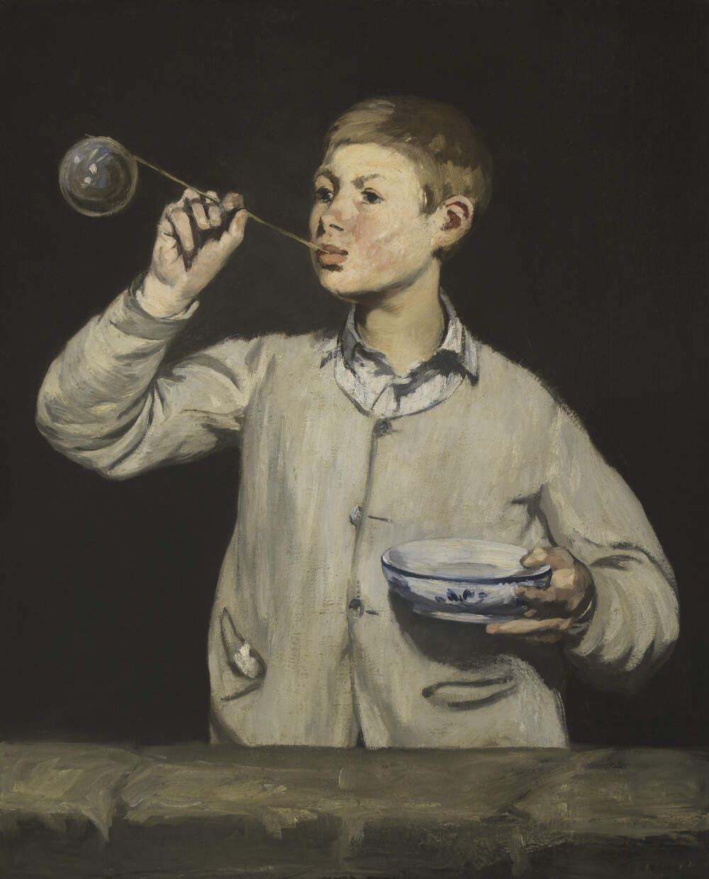 Édouard Manet, "Boy Blowing Bubbles," 1867. (Courtesy Museum Calouste Gulbenkian, Lisbon; The Calouste Gulbenkian Foundation/Scala/Art Resource, NY. Photo by Catarina Gomes Ferreira)