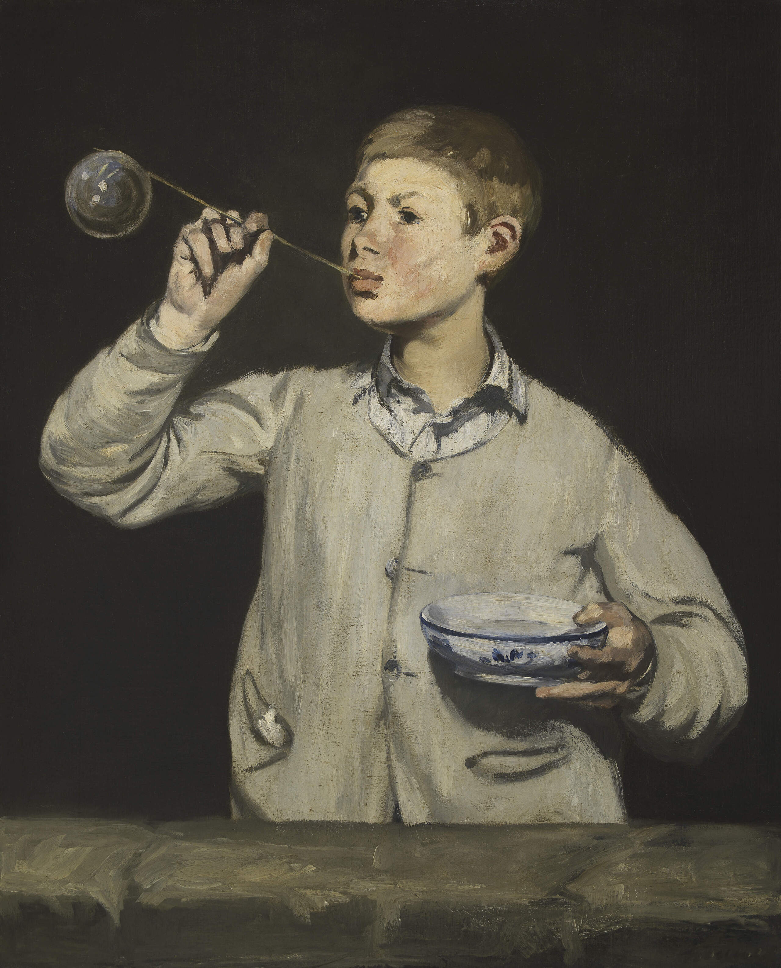 Édouard Manet, "Boy Blowing Bubbles," 1867. (Courtesy Museum Calouste Gulbenkian, Lisbon; The Calouste Gulbenkian Foundation/Scala/Art Resource, NY. Photo by Catarina Gomes Ferreira)