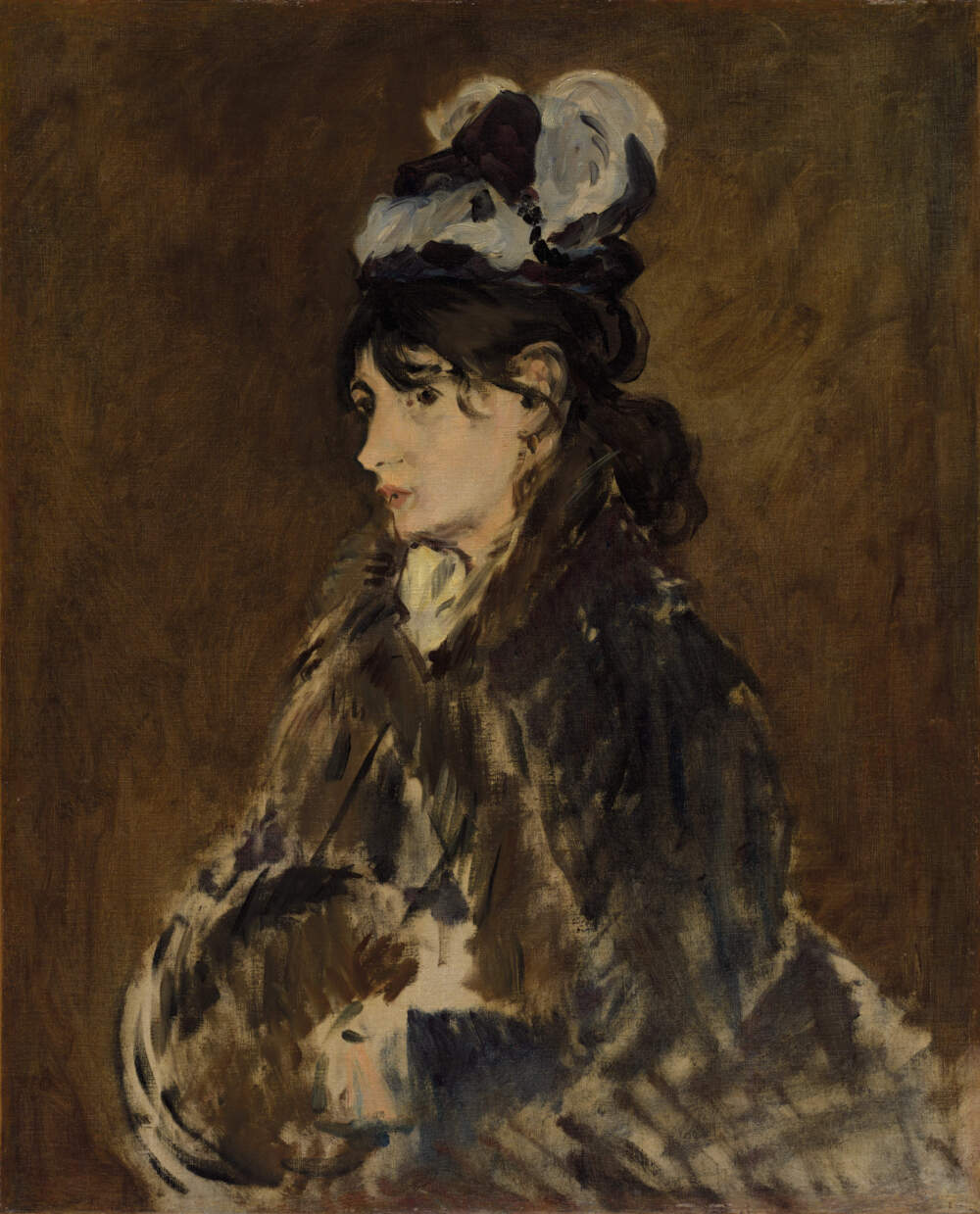 Édouard Manet, "Berthe Morisot," about 1869–1873. (Courtesy Cleveland Museum of Art)