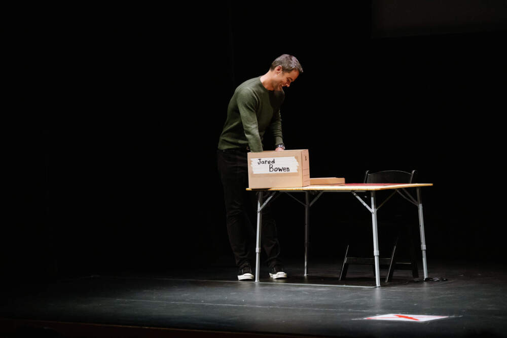 Jared Bowen in the Huntington's production of "Nassim." (Courtesy Mike Ritter)