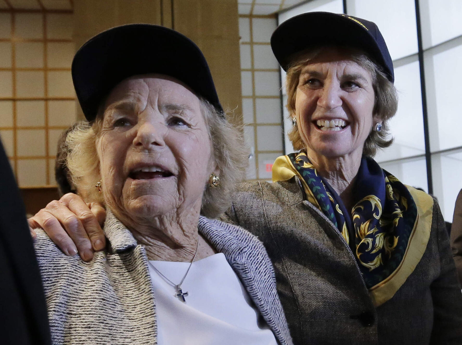 Ethel Kennedy and daughter Kathleen Kennedy Townsend in 2016. (Elise Amendola/AP)