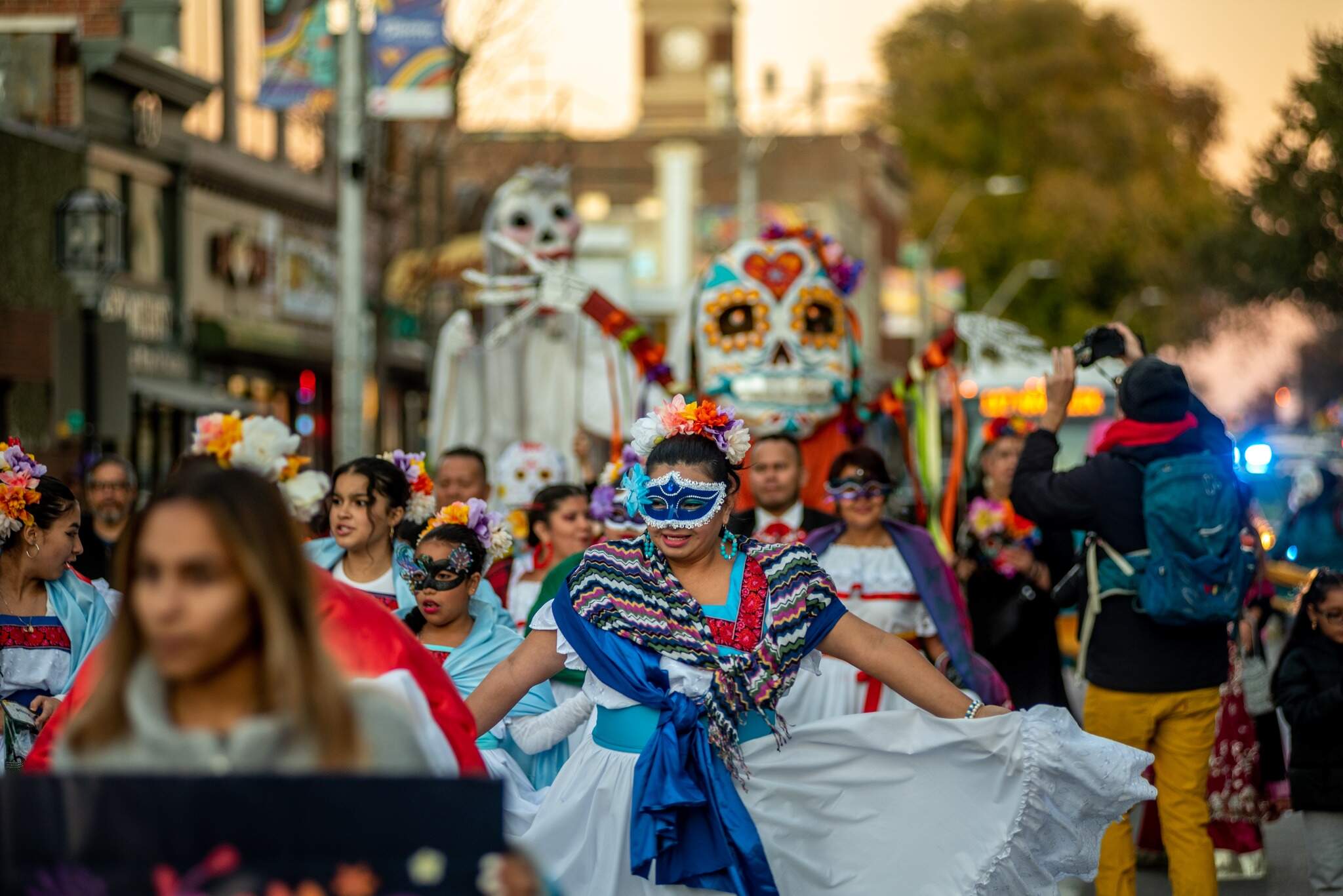The Dia de los Muertos parade in Chelsea. (Photo courtesy the City of Chelsea)
