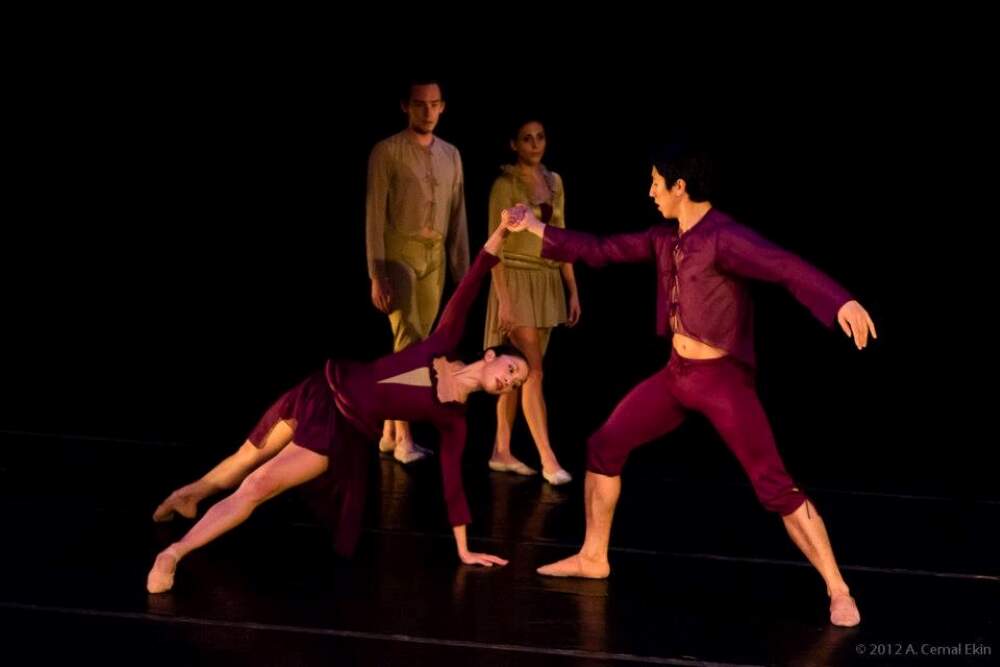 Elizabeth Mochizuki in Victor Plotnikov’s "Given" with Ballet Rhode Island, 2012. (Courtesy A. Cemal Ekin)