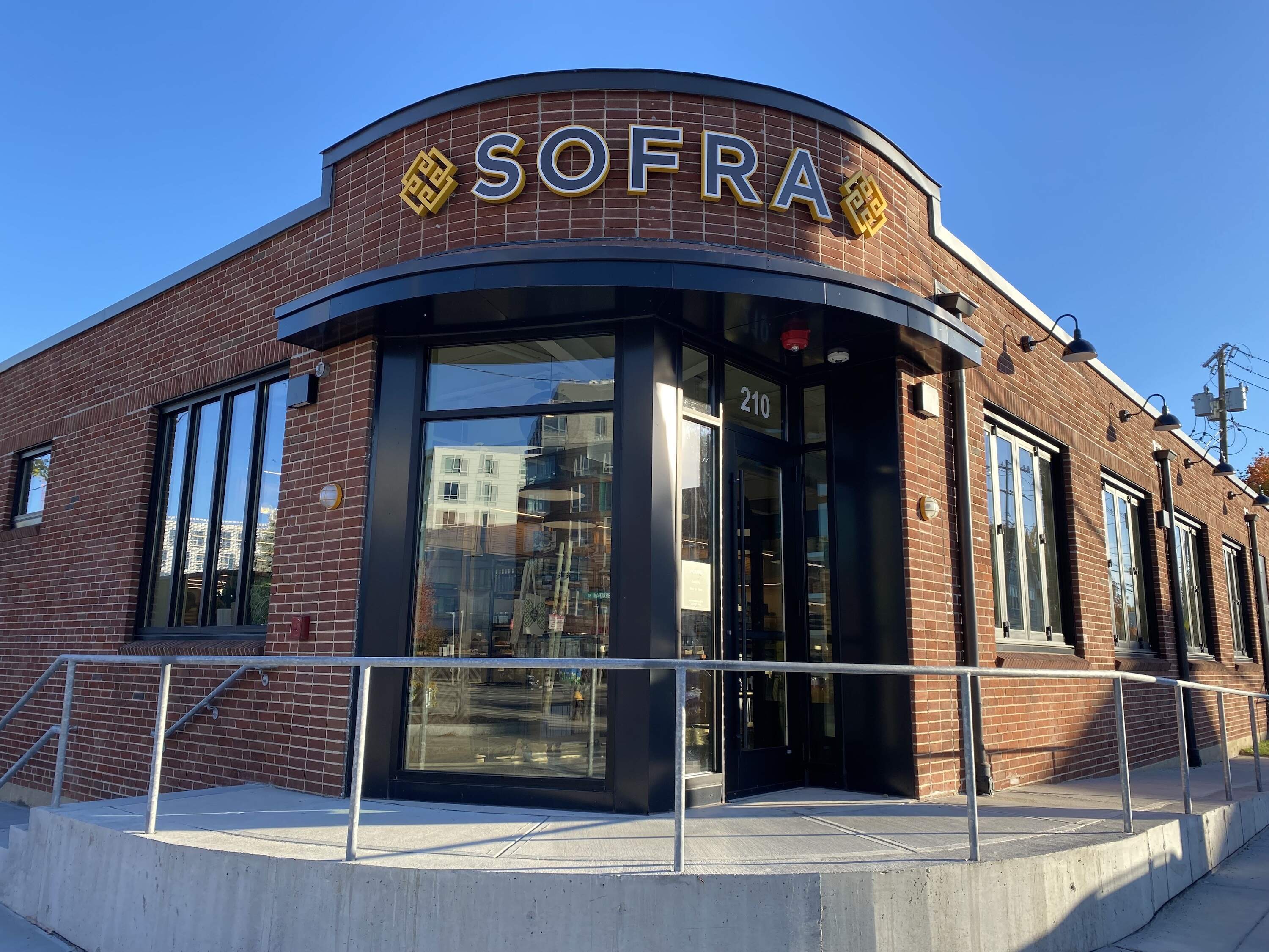 Chef Ana Sortun has opened a new outpost of Sofra in Allston. (Andrea Shea/WBUR)