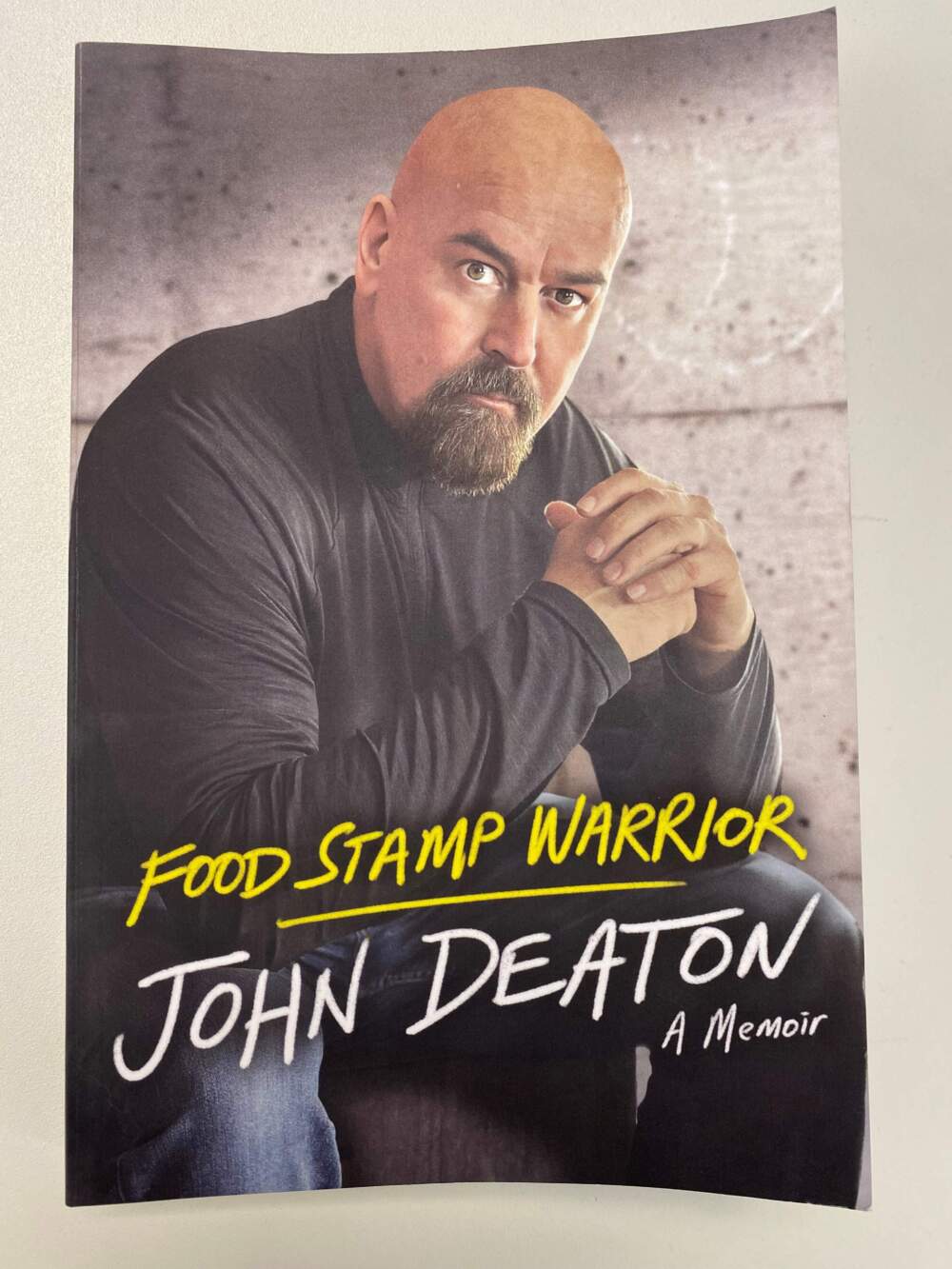 John Deaton's memoir, published in 2023, tells the story of growing up poor in Highland Park, Michigan (Anthony Brooks/WBUR)